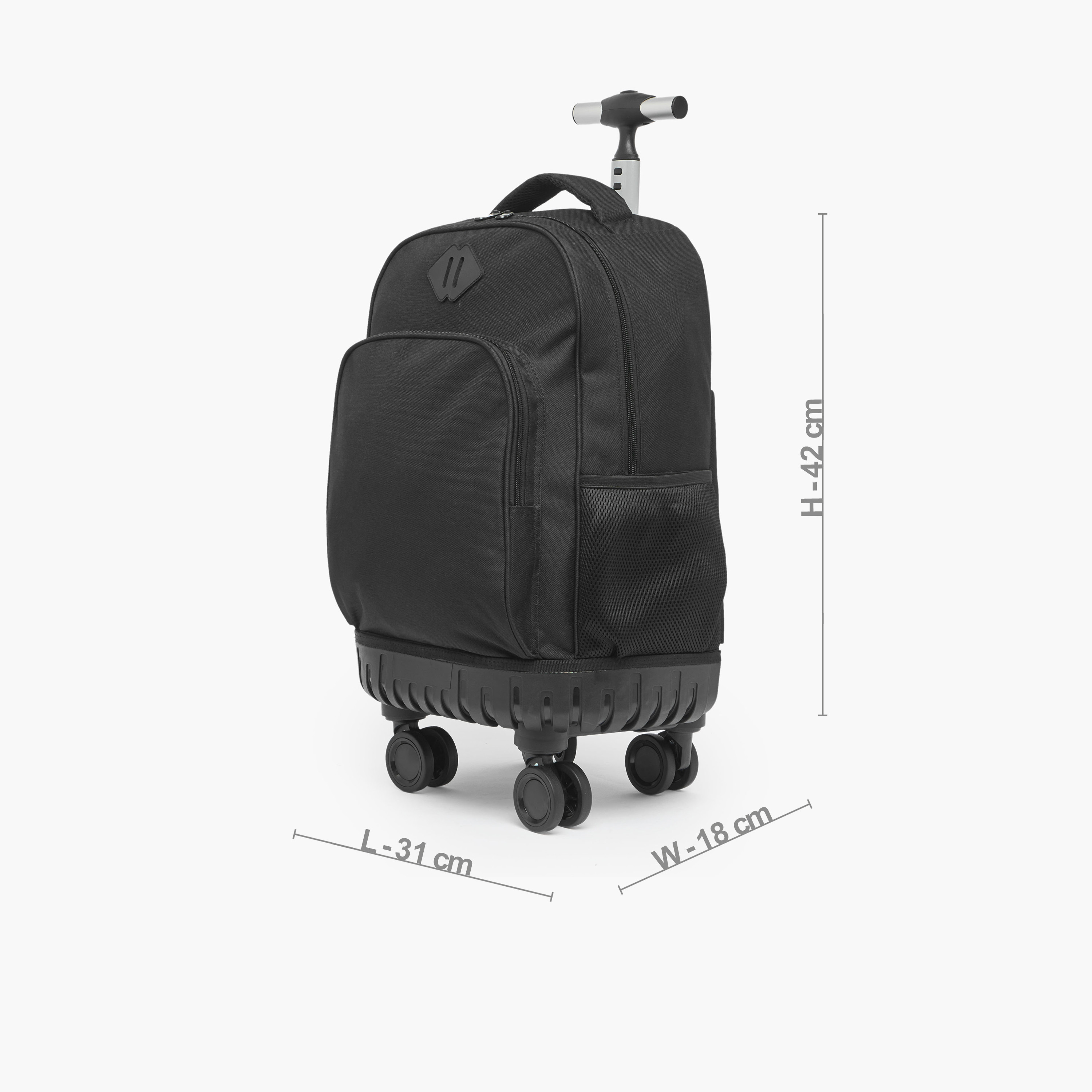 Juniors Solid 3-Piece School Trolley Bag Set for Boys 8-13 Years with Lunch Bag - 18 inches-school-bagsandbackpacks-trolleybags-image-10