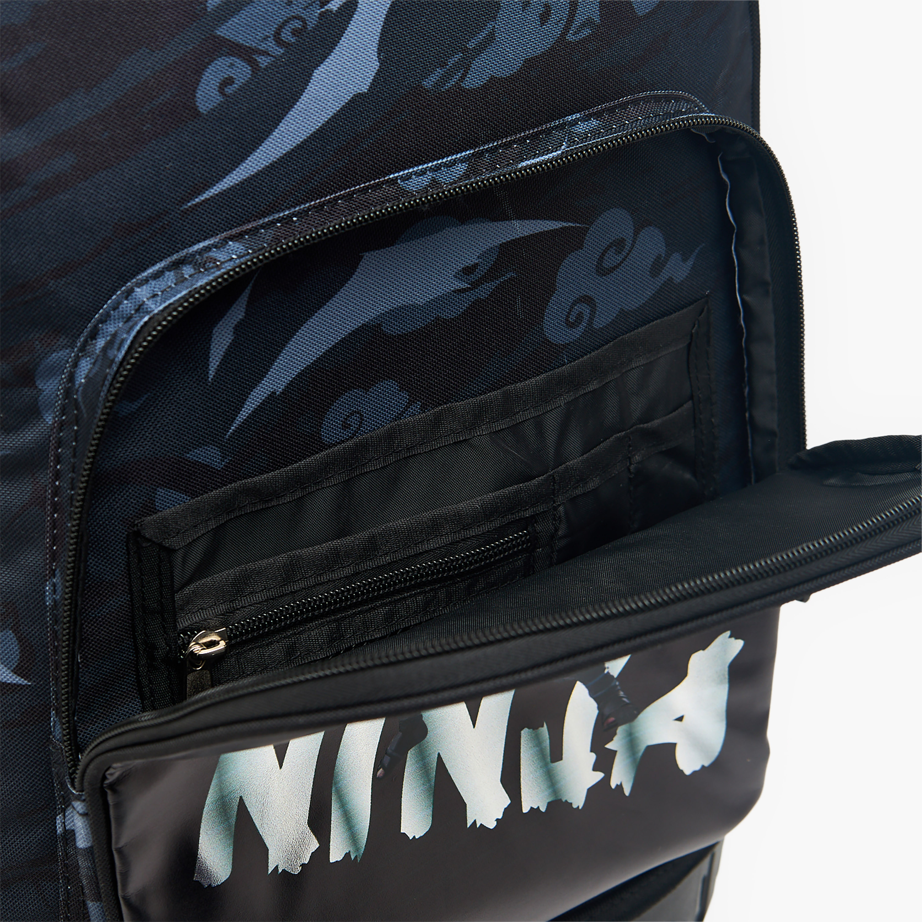 Juniors Ninja Print Trolley Bag Set for Boys 8-13 Years with Lunch Bag and Pencil Pouch-school-bagsandbackpacks-trolleybags-image-4