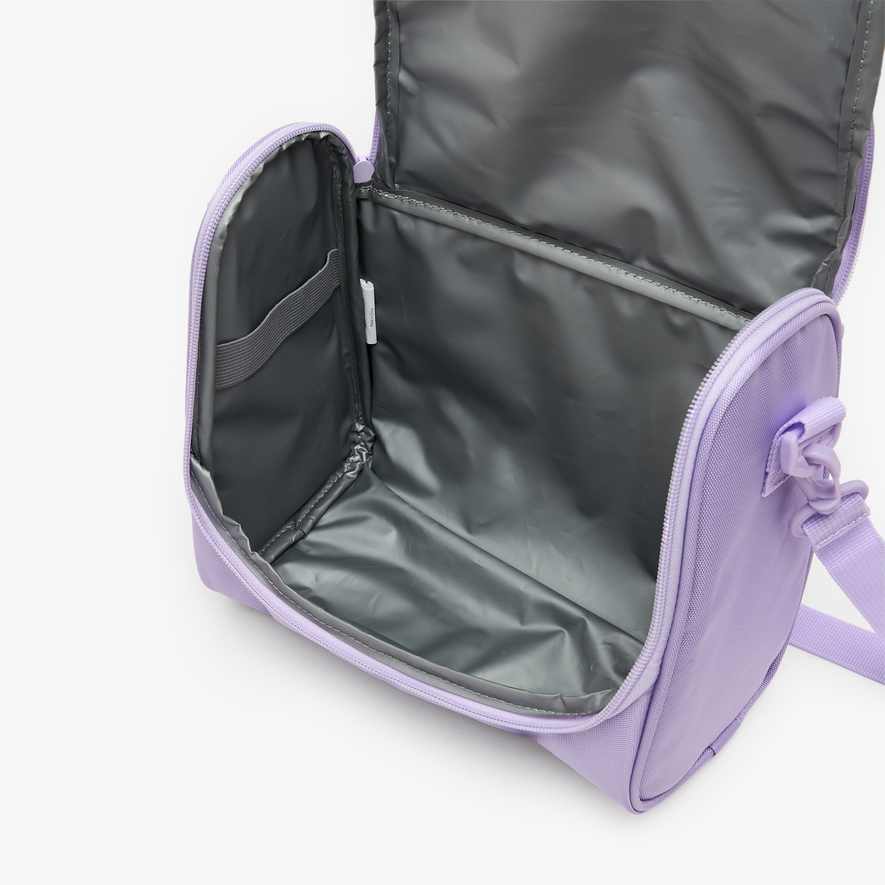 طقم شنطة ترولي بطبعة فراشة من 8-13 سنة مع شنطة غذاء للبنات - 3 قطع - 18 بوصة-school-bagsandbackpacks-trolleybags-image-15