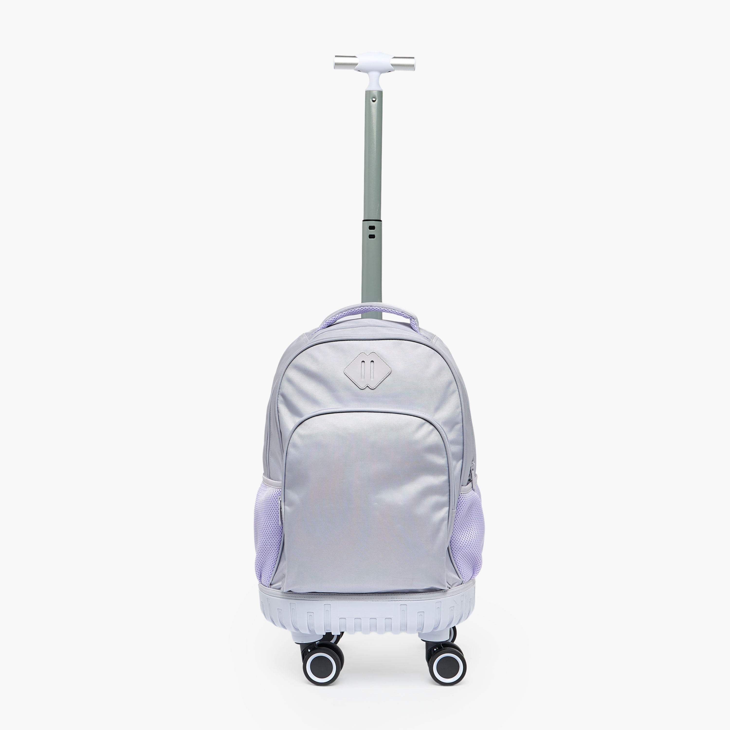 Juniors Solid 3-Piece School Trolley Bag Set for Girls 8-12 Years with Lunch Bag - 18 inches-school-bagsandbackpacks-trolleybags-image-5