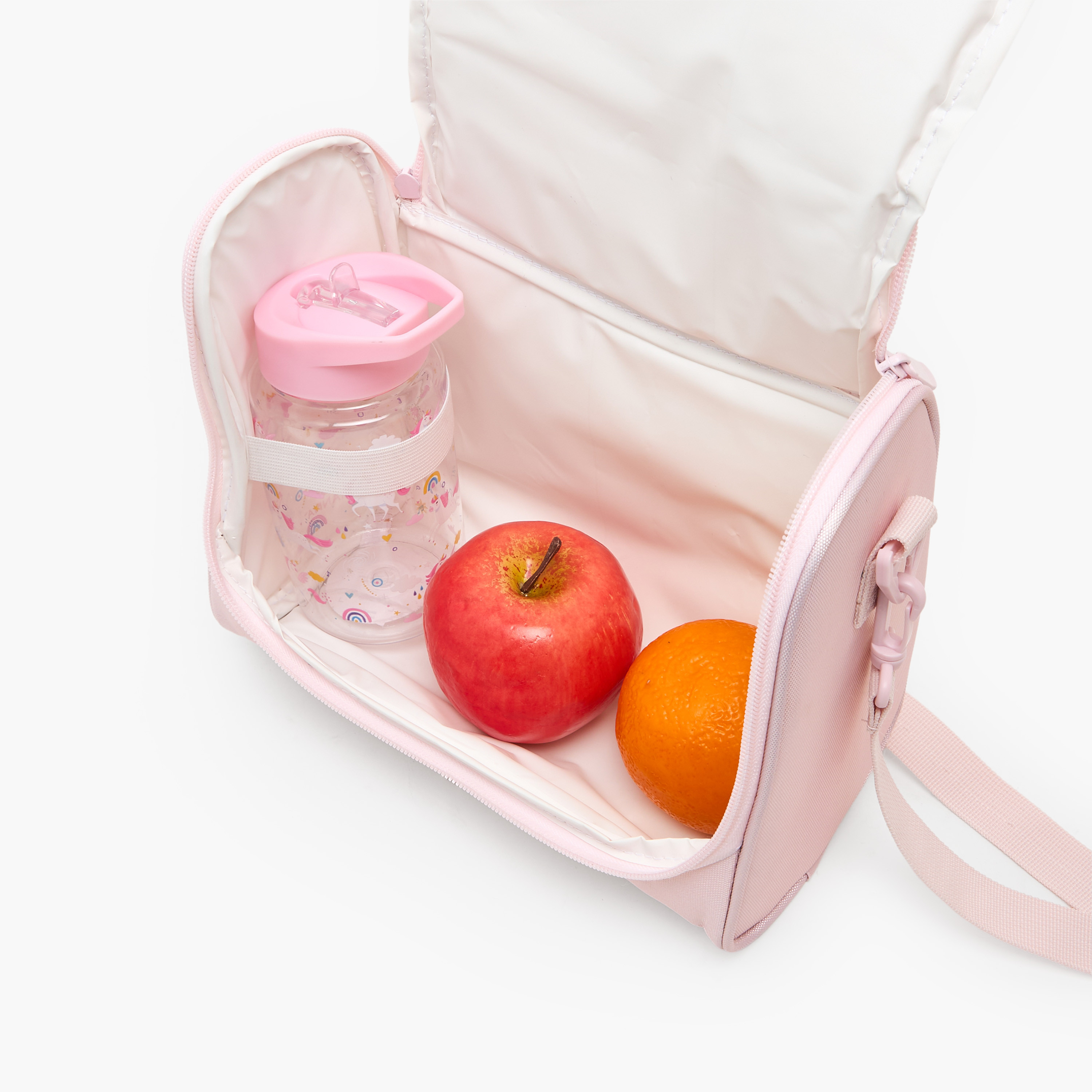 طقم شنطة ترولي بطبعة باريس من 8-12 سنة مع شنطة غذاء للبنات - 3 قطع - 18 بوصة-school-bagsandbackpacks-trolleybags-image-16