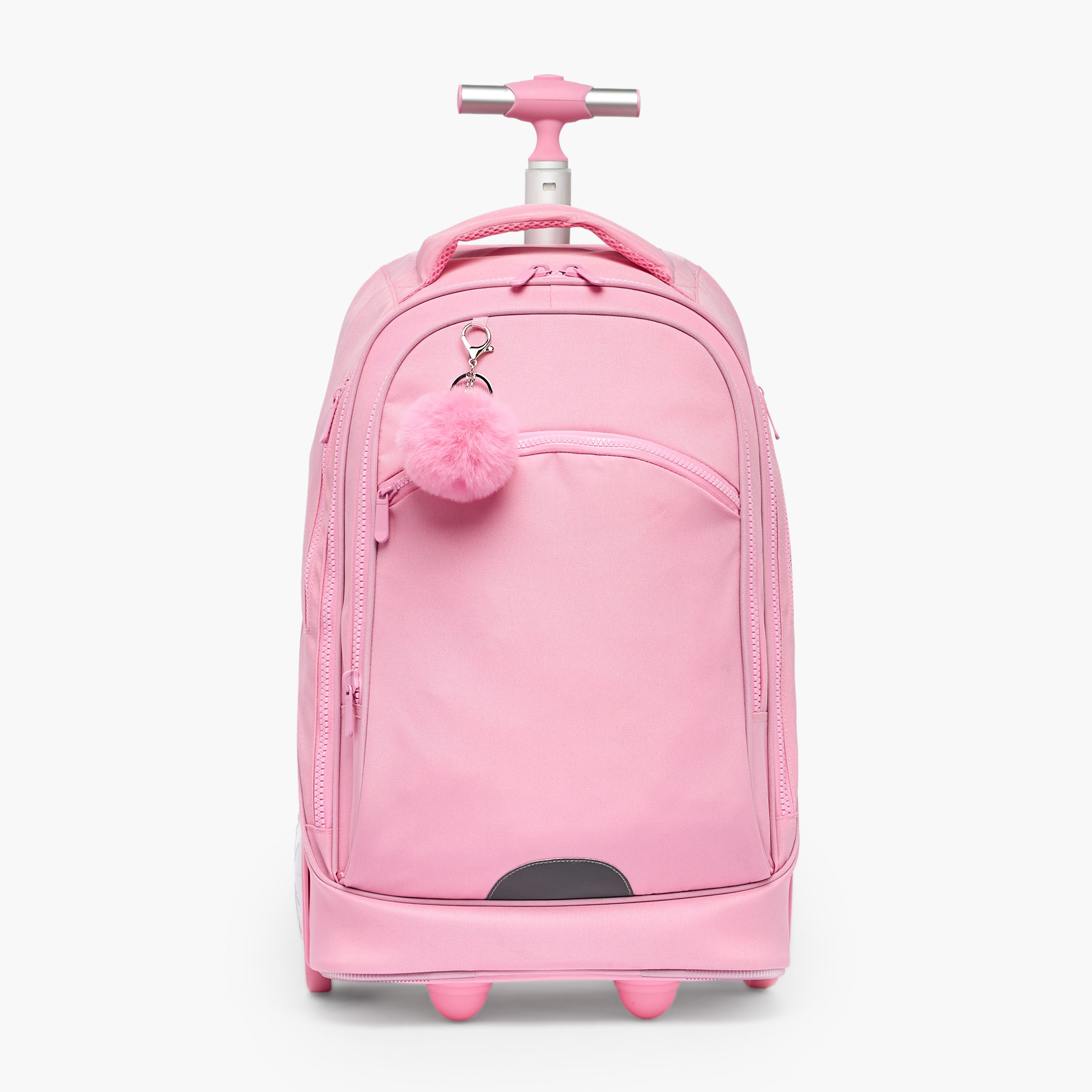 Juniors Solid 3-Piece School Trolley Bag Set for Girls 8-12 Years with  Lunch Bag - 18 inches-school-bagsandbackpacks-trolleybags-image-4