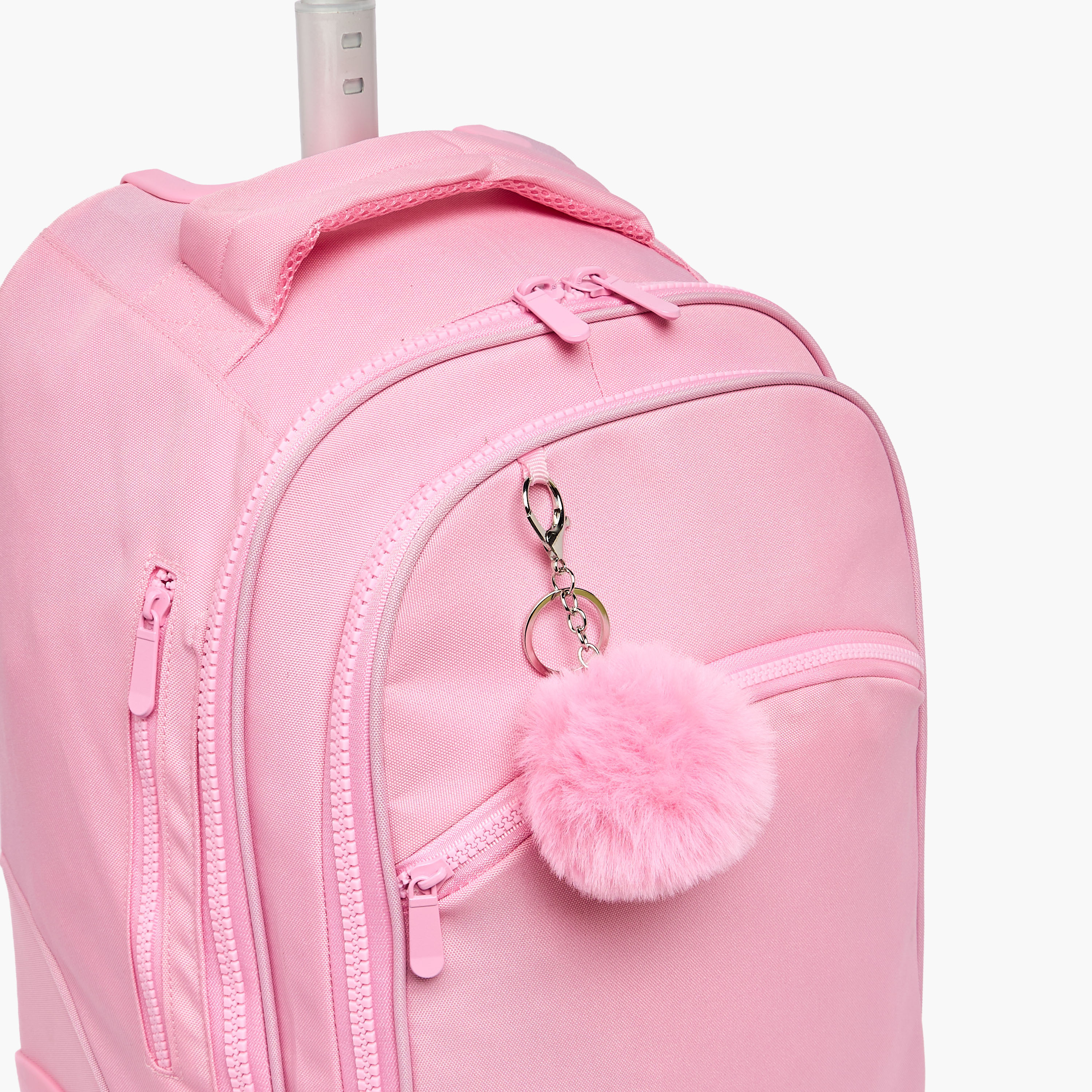 Juniors Solid 3-Piece School Trolley Bag Set for Girls 8-12 Years with  Lunch Bag - 18 inches-school-bagsandbackpacks-trolleybags-image-7
