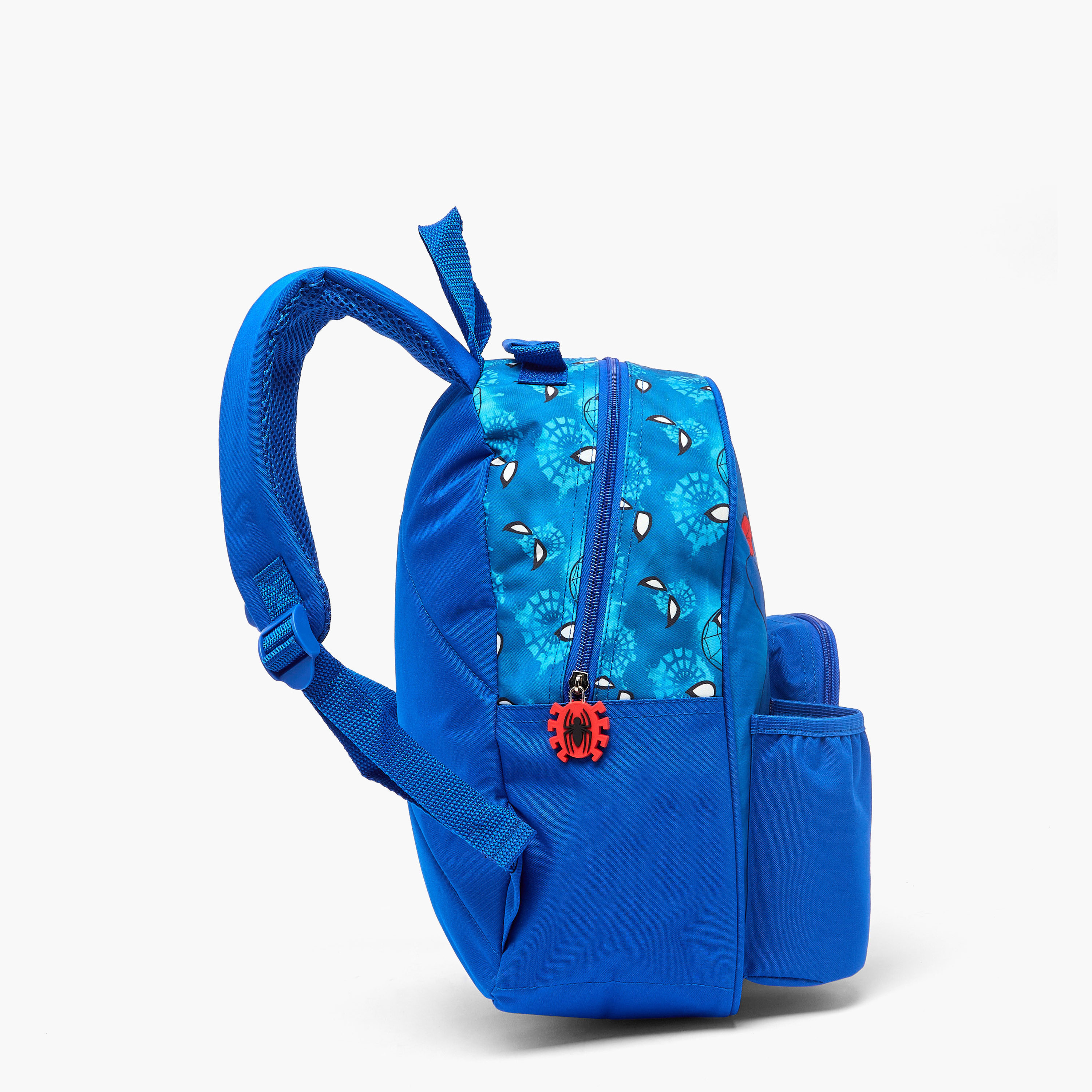 طقم شنطة ظهر مدرسية وشنطة غداء 4 قطع بطبعات سبايدرمان للأولاد بعمر 3-5 سنوات - 14 بوصة-school-bagsandbackpacks-backpacks-image-4