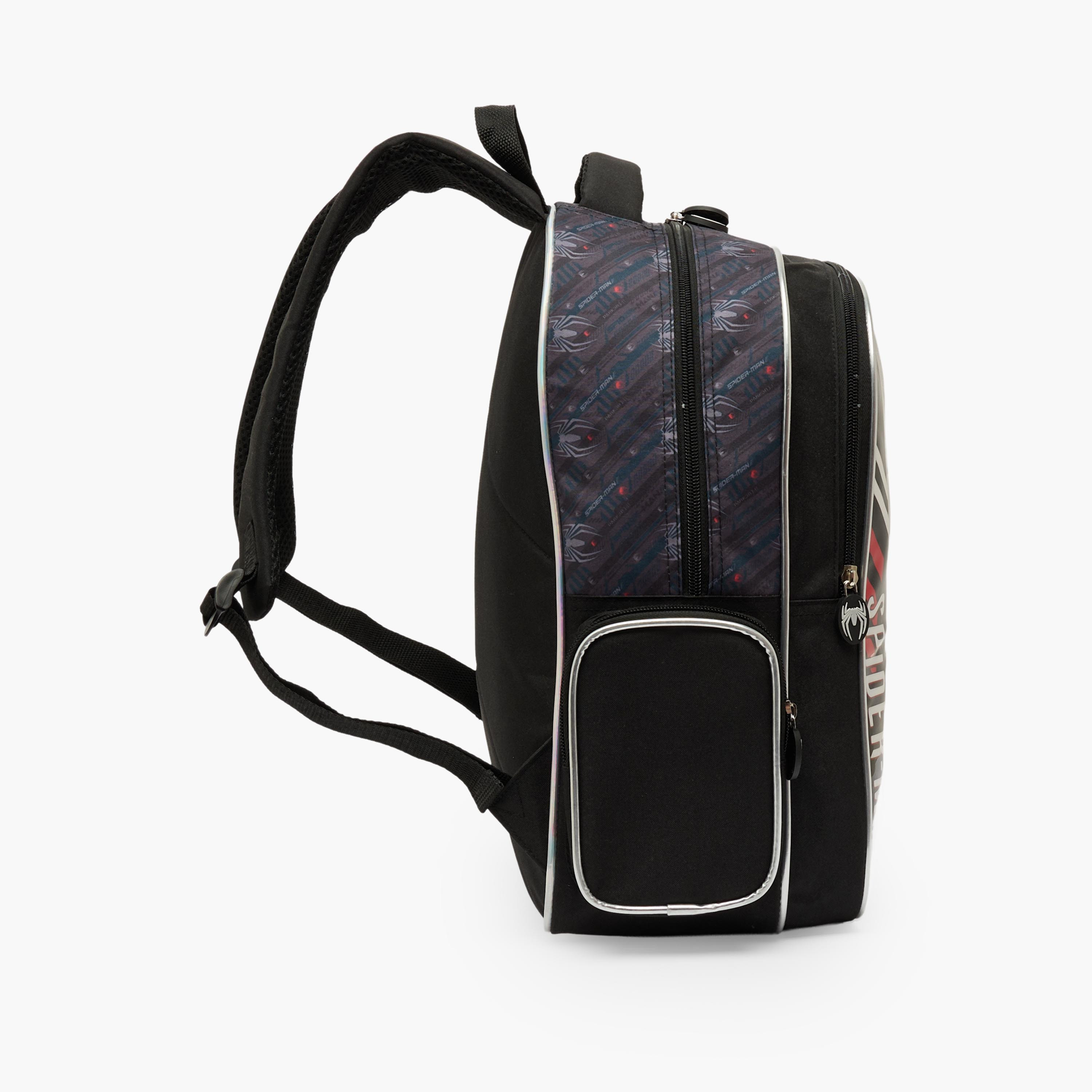 طقم شنطة مدرسية للأولاد من 5-8 سنوات مع حقيبة غداء 5 قطع من سبايدر مان - 16 بوصة-school-bagsandbackpacks-backpacks-image-6