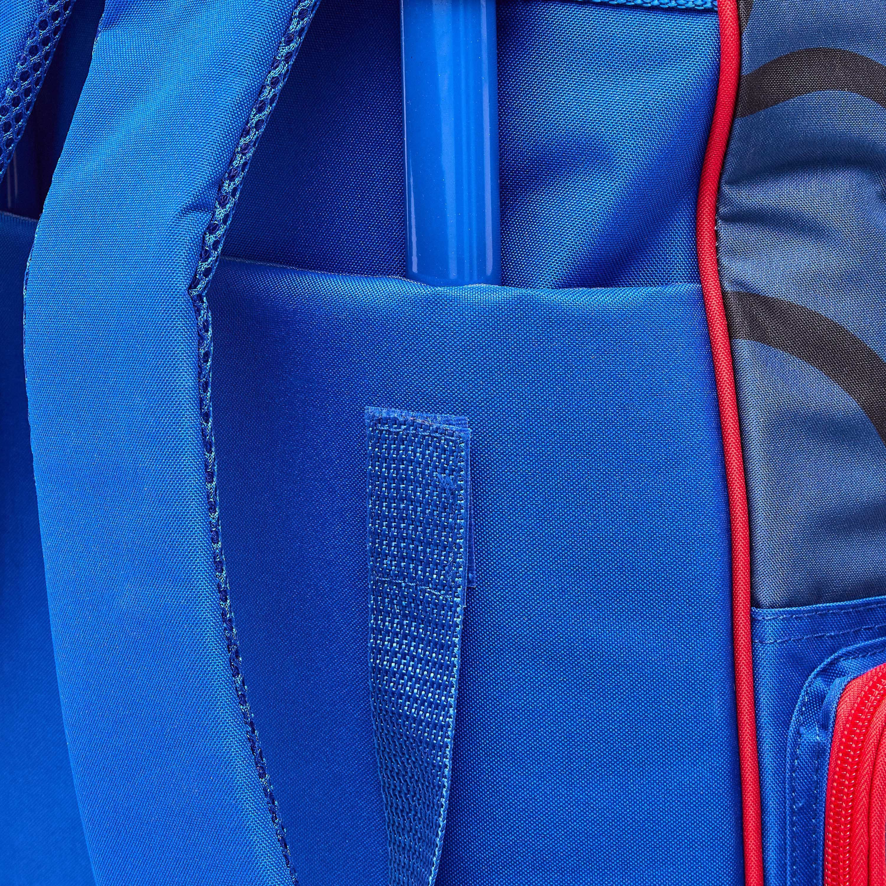 طقم شنطة ترولي مدرسية سبايدر مان 5 قطع للأولاد 5-8 سنوات مع شنطة غداء - 16 بوصة-school-bagsandbackpacks-trolleybags-image-11