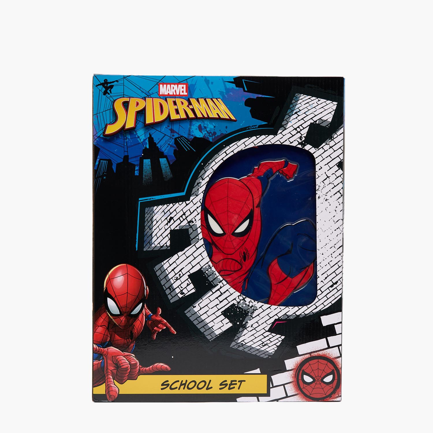 Spider-Man 5-Piece School Backpack Set for Boys 5-8 Years with Pencil Pouch and Bottle - 16 inches-school-bagsandbackpacks-backpacks-image-18