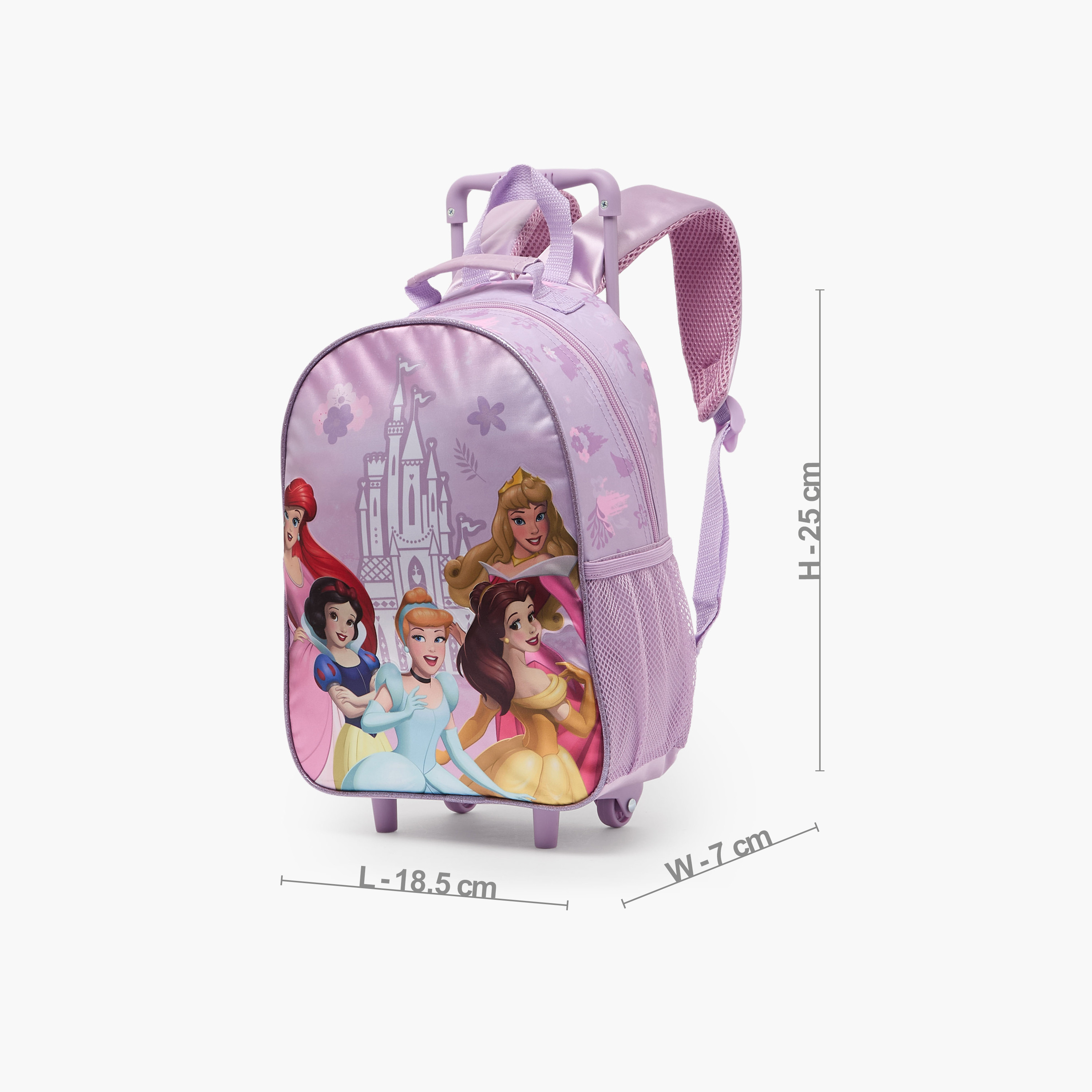 Disney Princess 3-Piece School Trolley Bag Set for Girls 3-5 Years with  Lunch Bag - 14 inches-school-bagsandbackpacks-trolleybags-image-9