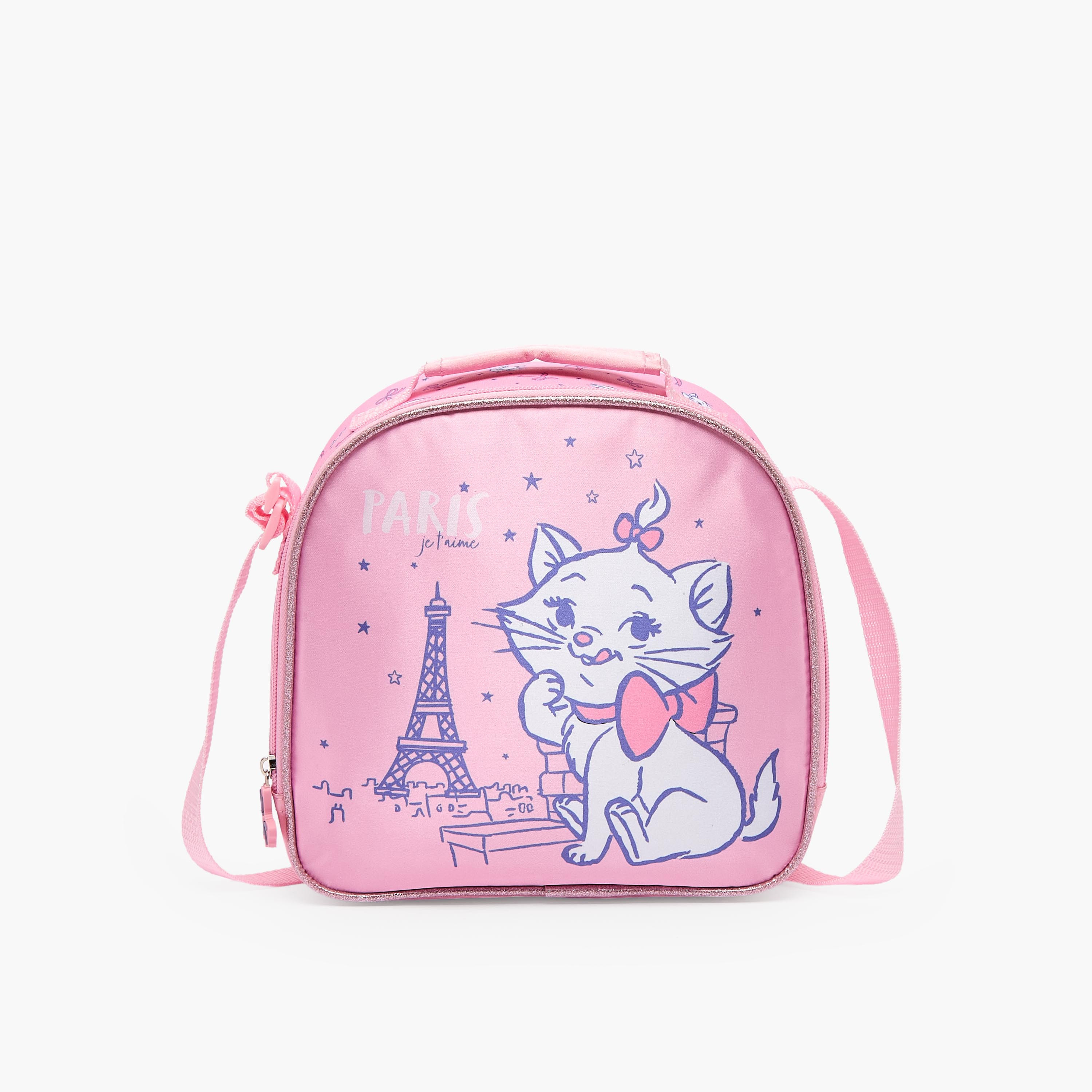 Disney Marie Print 3-Piece School Trolley Bag Set for Girls 3-5 Years with Lunch Bag - 14 inches-school-bagsandbackpacks-trolleybags-image-15