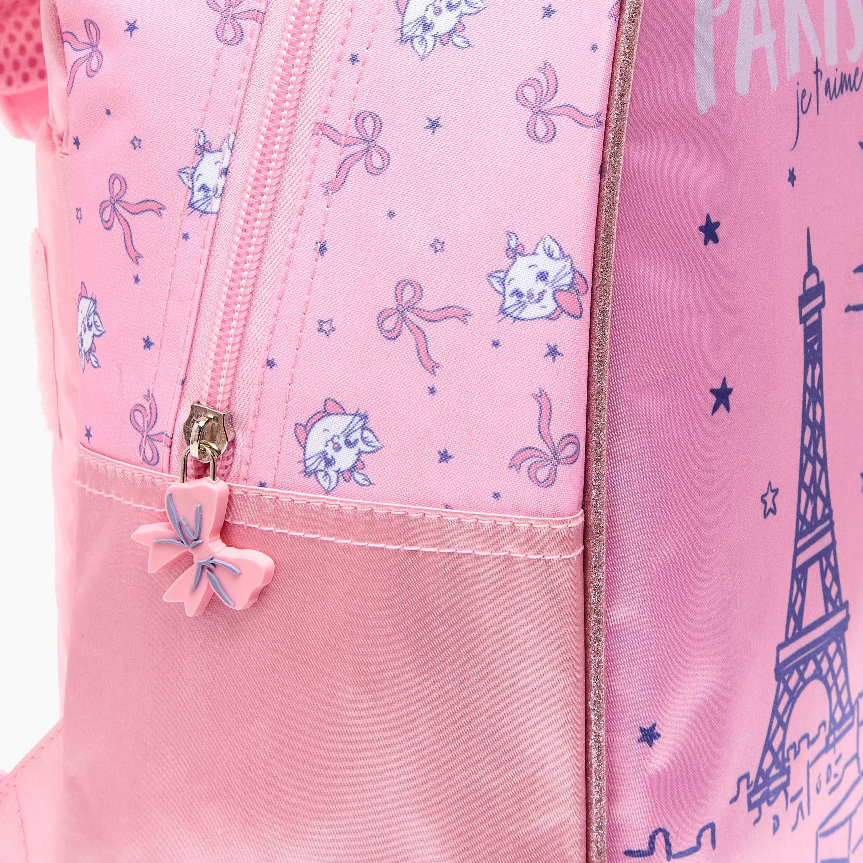 Disney Marie Print 3-Piece School Trolley Bag Set for Girls 3-5 Years with Lunch Bag - 14 inches-school-bagsandbackpacks-trolleybags-image-7