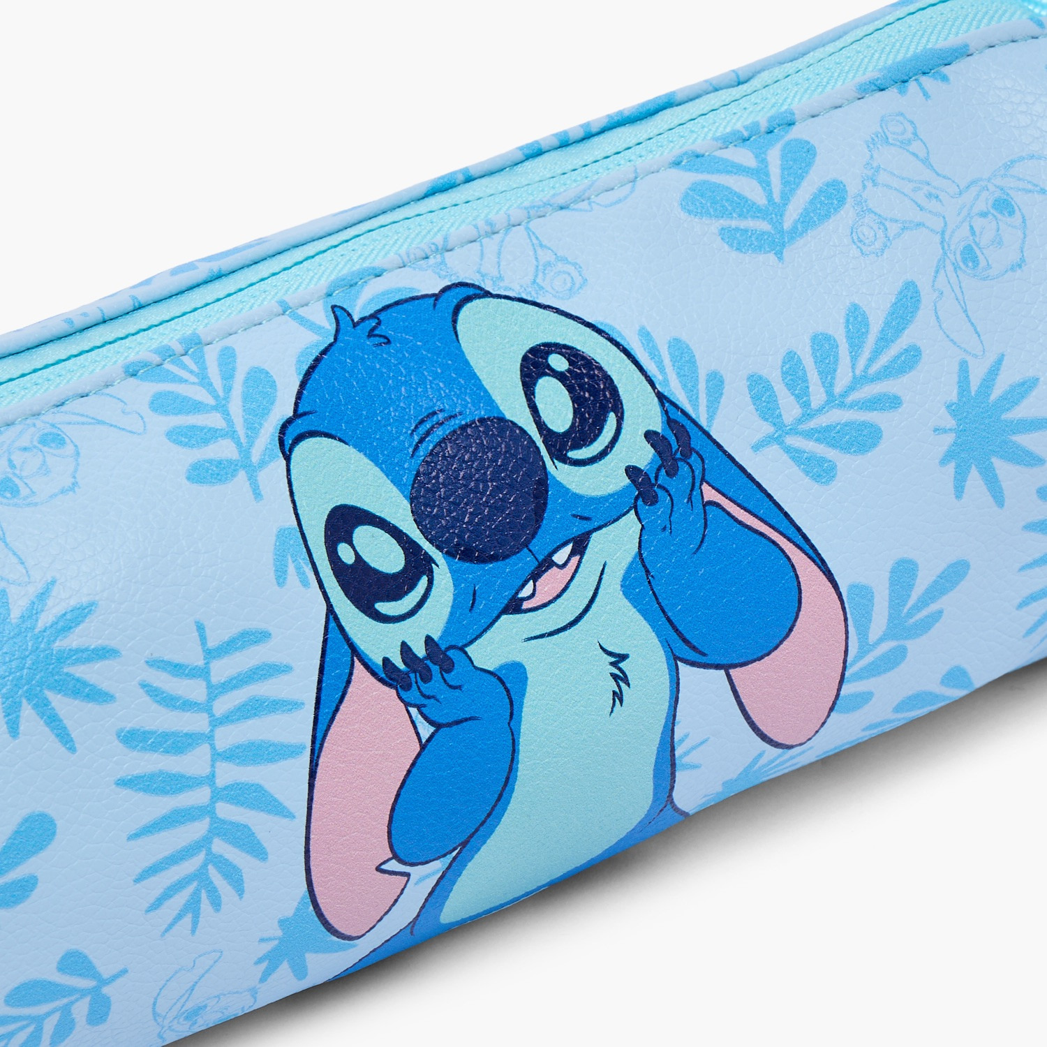 مقلمة بطبعة ستيتش بسحاب إغلاق من ديزني-school-stationery-pencilcases-image-7