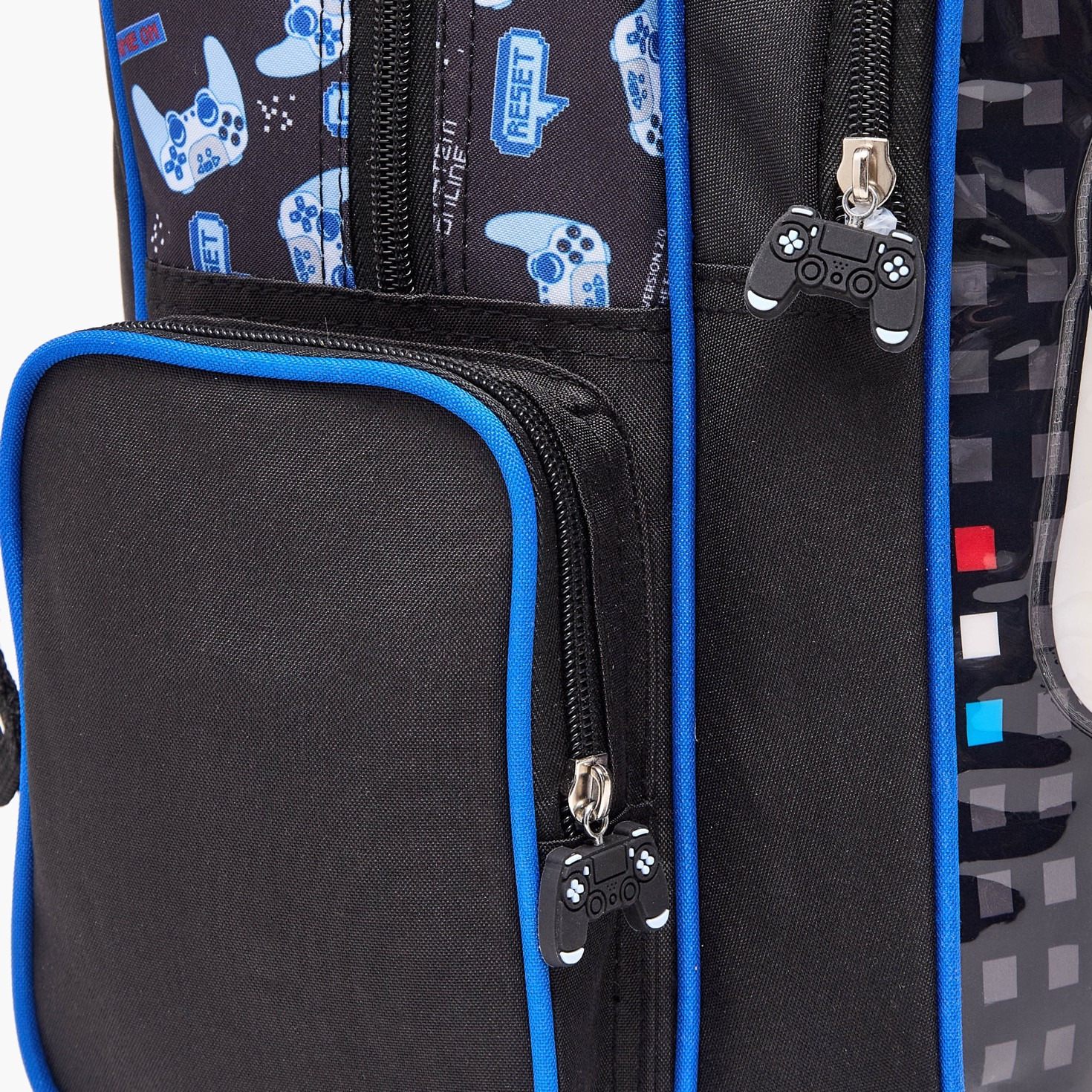 Juniors Gamer 5-Piece School Backpack Set for Boys 5-8 Years with Lunch Box and Bottle - 16 inches-school-bagsandbackpacks-backpacks-image-5