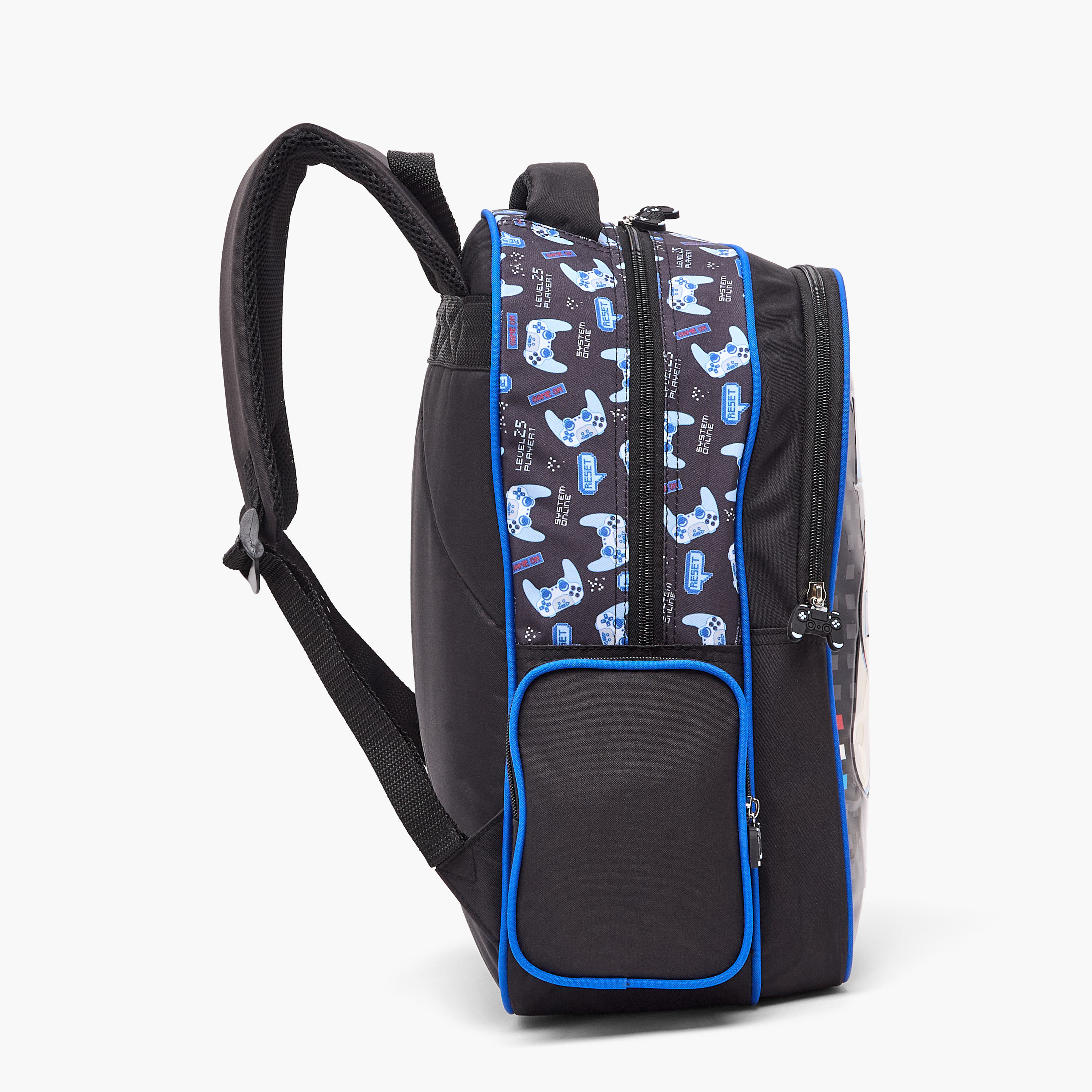 Juniors Gamer 5-Piece School Backpack Set for Boys 5-8 Years with Lunch Box and Bottle - 16 inches-school-bagsandbackpacks-backpacks-image-9