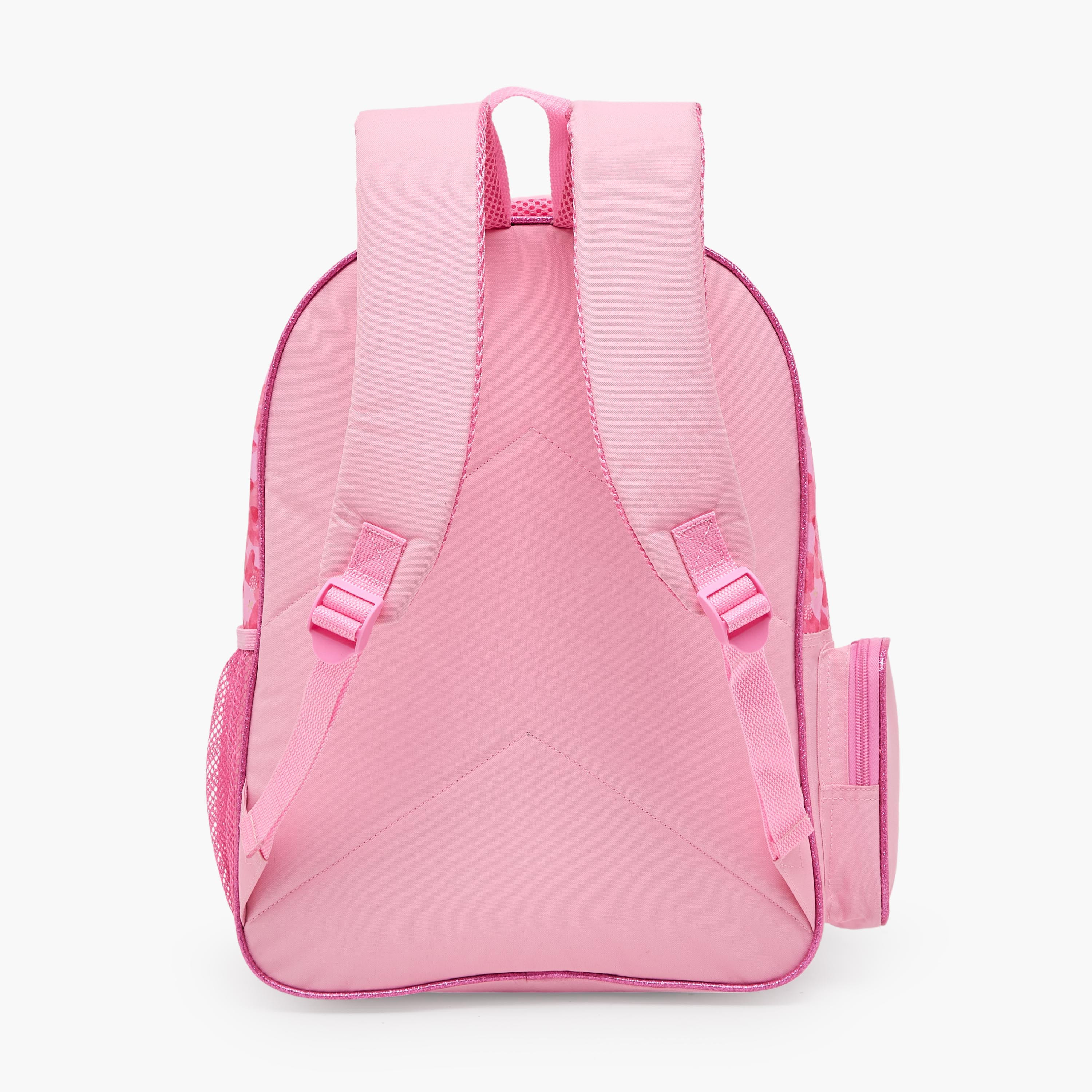 Juniors Printed 5-Piece School Backpack Set for Girls 5-8 Years with Lunch Bag - 16 inches-school-bagsandbackpacks-backpacks-image-11