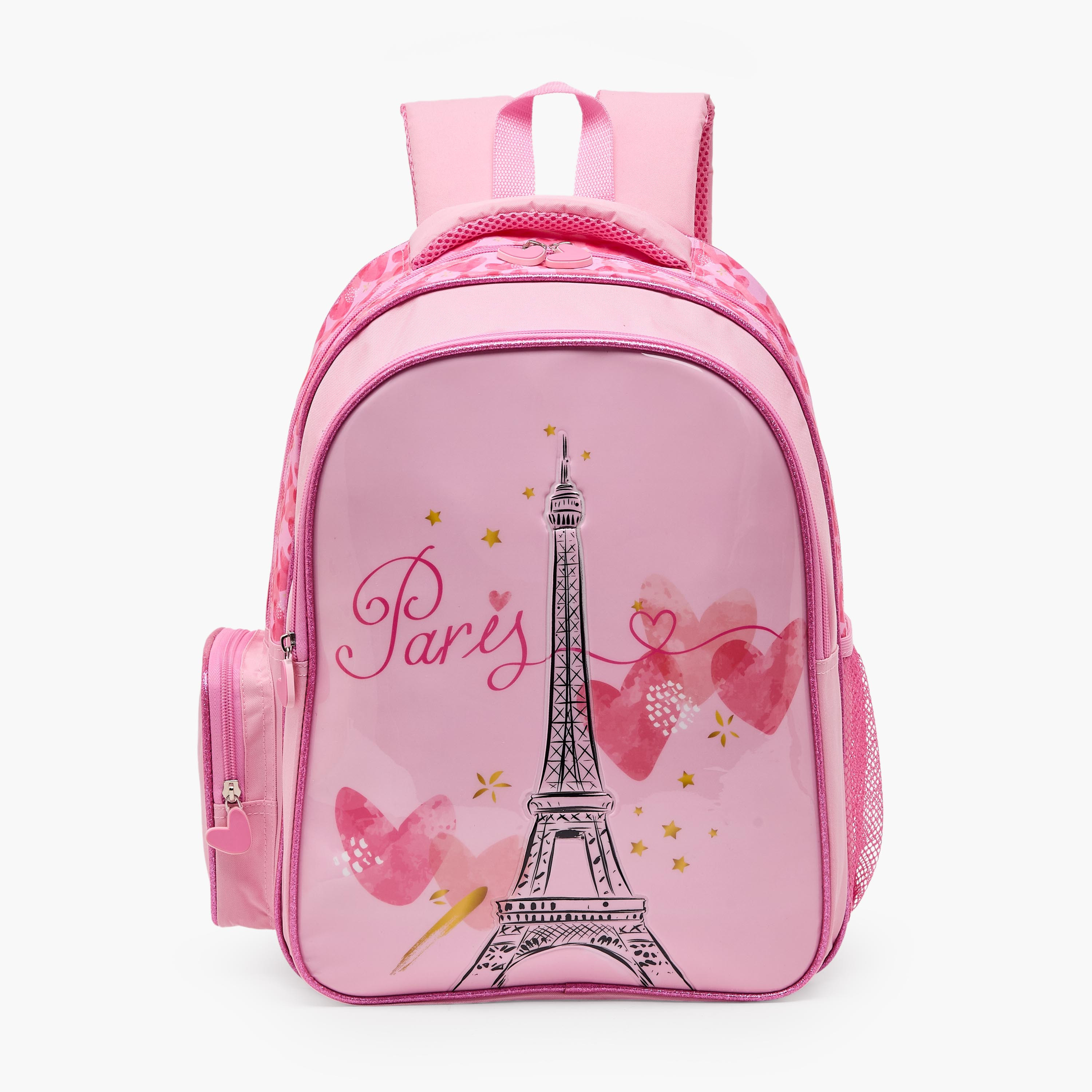 Juniors Printed 5-Piece School Backpack Set for Girls 5-8 Years with Lunch Bag - 16 inches-school-bagsandbackpacks-backpacks-image-4
