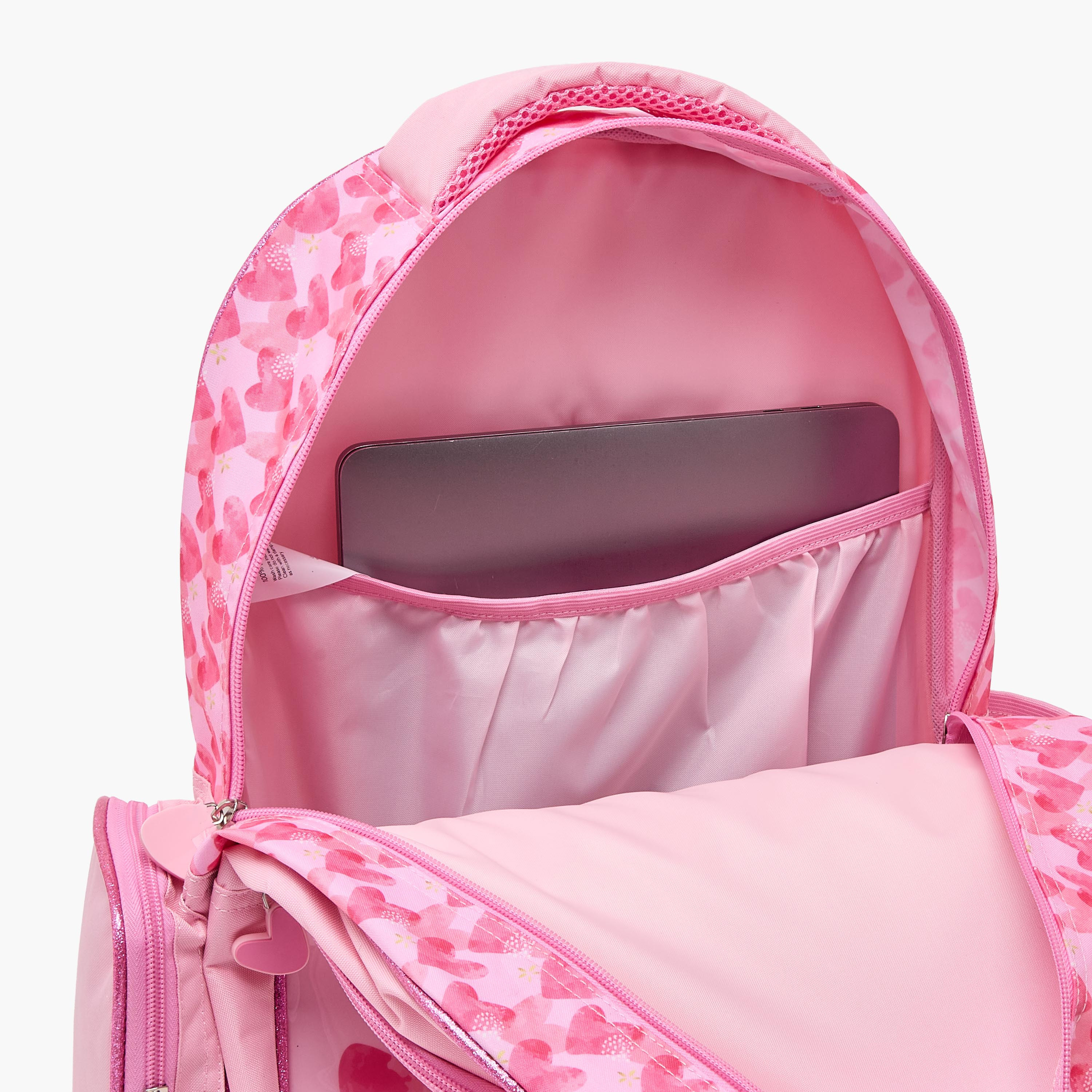 Juniors Printed 5-Piece School Backpack Set for Girls 5-8 Years with Lunch Bag - 16 inches-school-bagsandbackpacks-backpacks-image-7