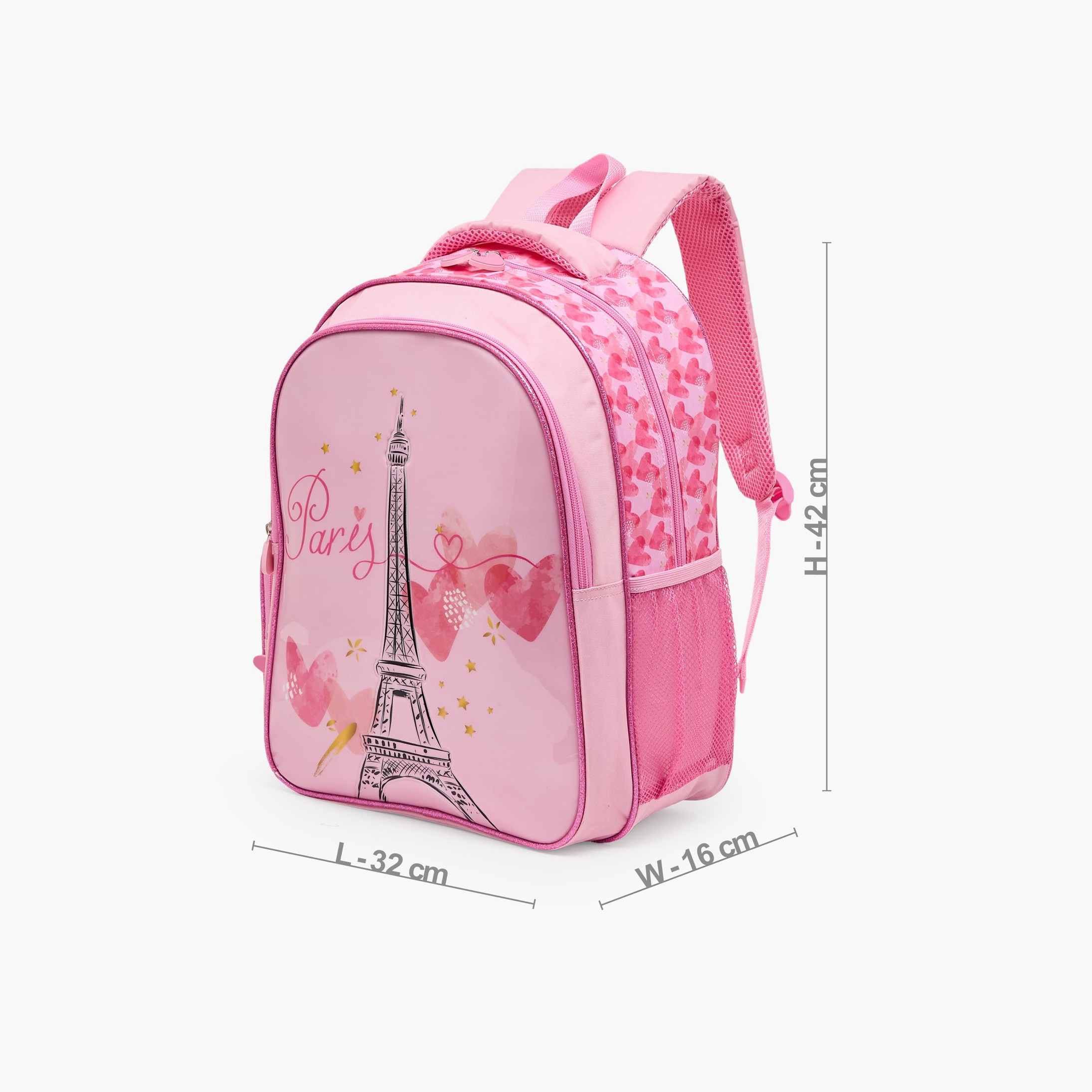 Juniors Printed 5-Piece School Backpack Set for Girls 5-8 Years with Lunch Bag - 16 inches-school-bagsandbackpacks-backpacks-image-8