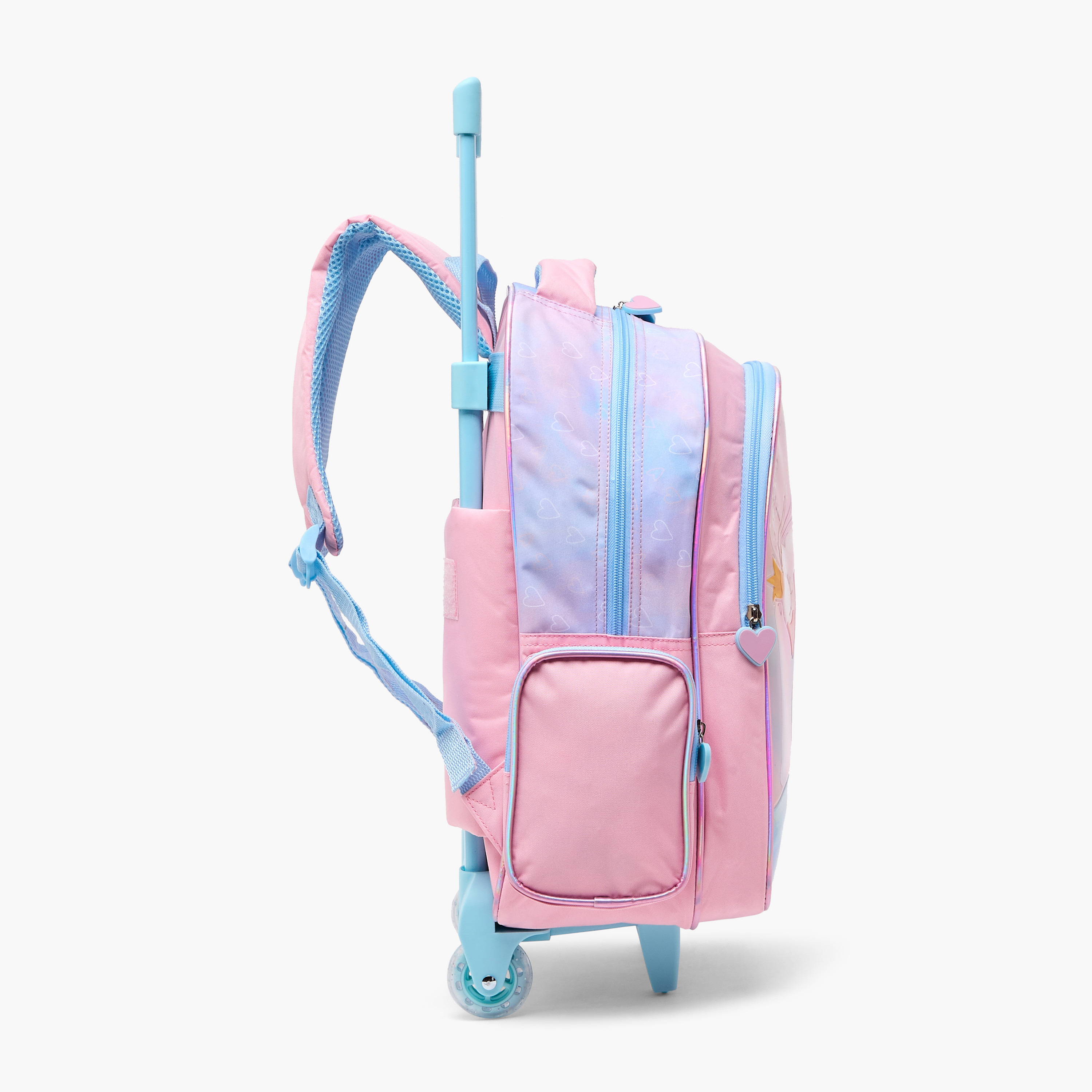 Juniors Swan Print 5-Piece School Trolley Bag Set for Girls 5-8 Years with Lunch Bag - 16 inches-school-bagsandbackpacks-trolleybags-image-5