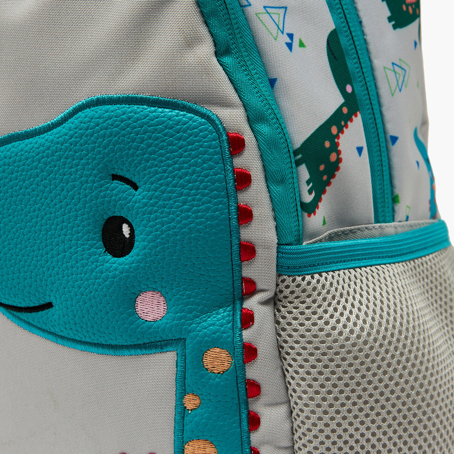 Dinosaur Print Backpack for Boys 3-5 Years with Padded Straps - 13.5 inches-school-bagsandbackpacks-backpacks-image-3