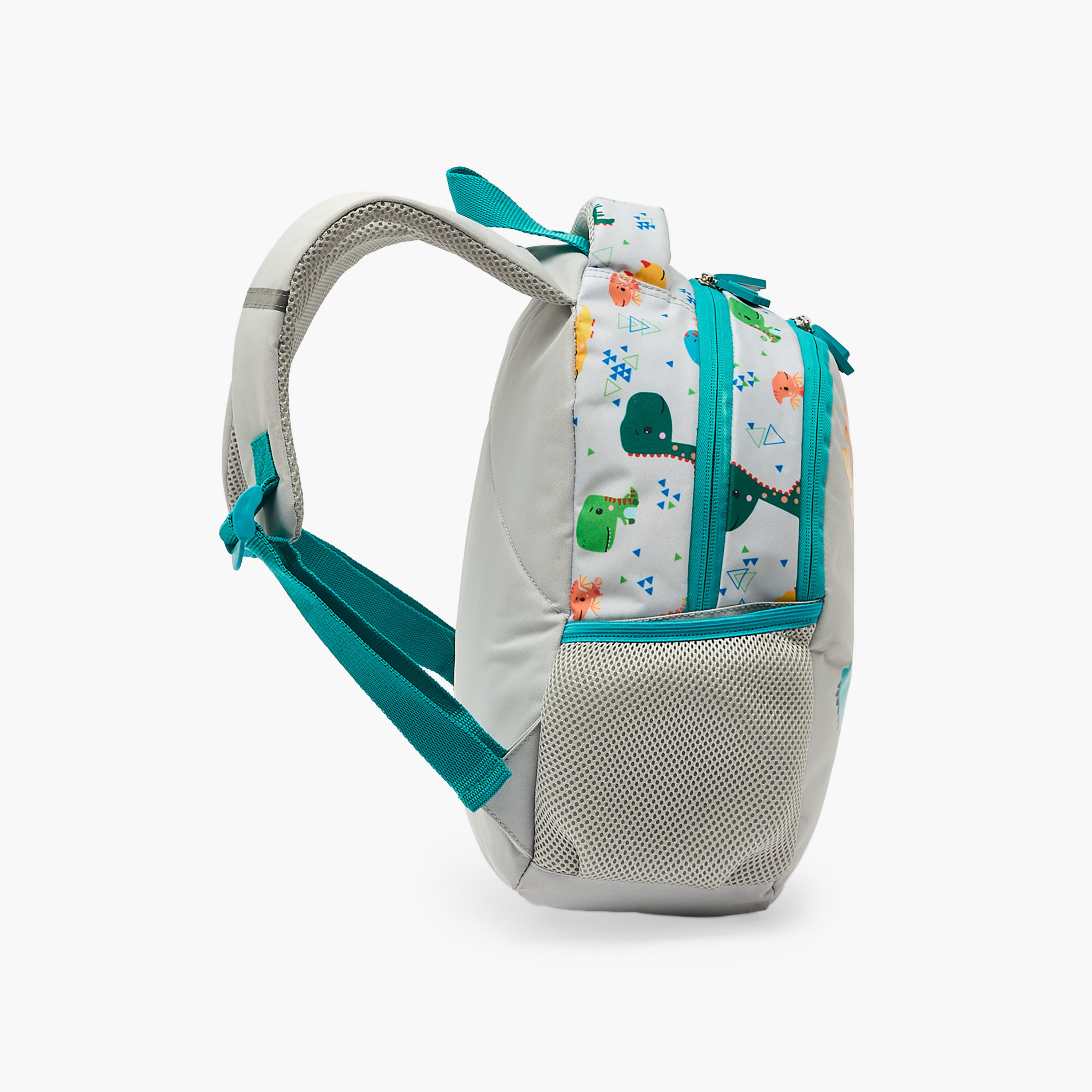 Dinosaur Print Backpack for Boys 3-5 Years with Padded Straps - 13.5 inches-school-bagsandbackpacks-backpacks-image-7