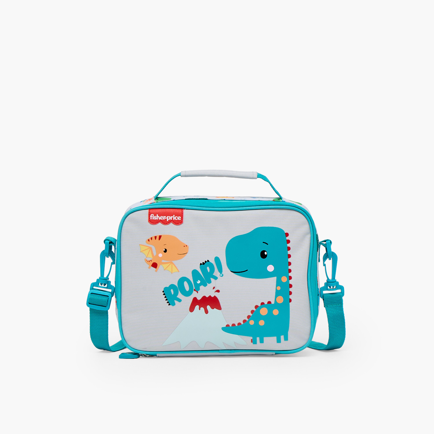 Fisher-Price Dinosaur Print Lunch Bag for Boys 3-5 Years with Detachable Strap-school-lunchessentials-lunchbags-image-1