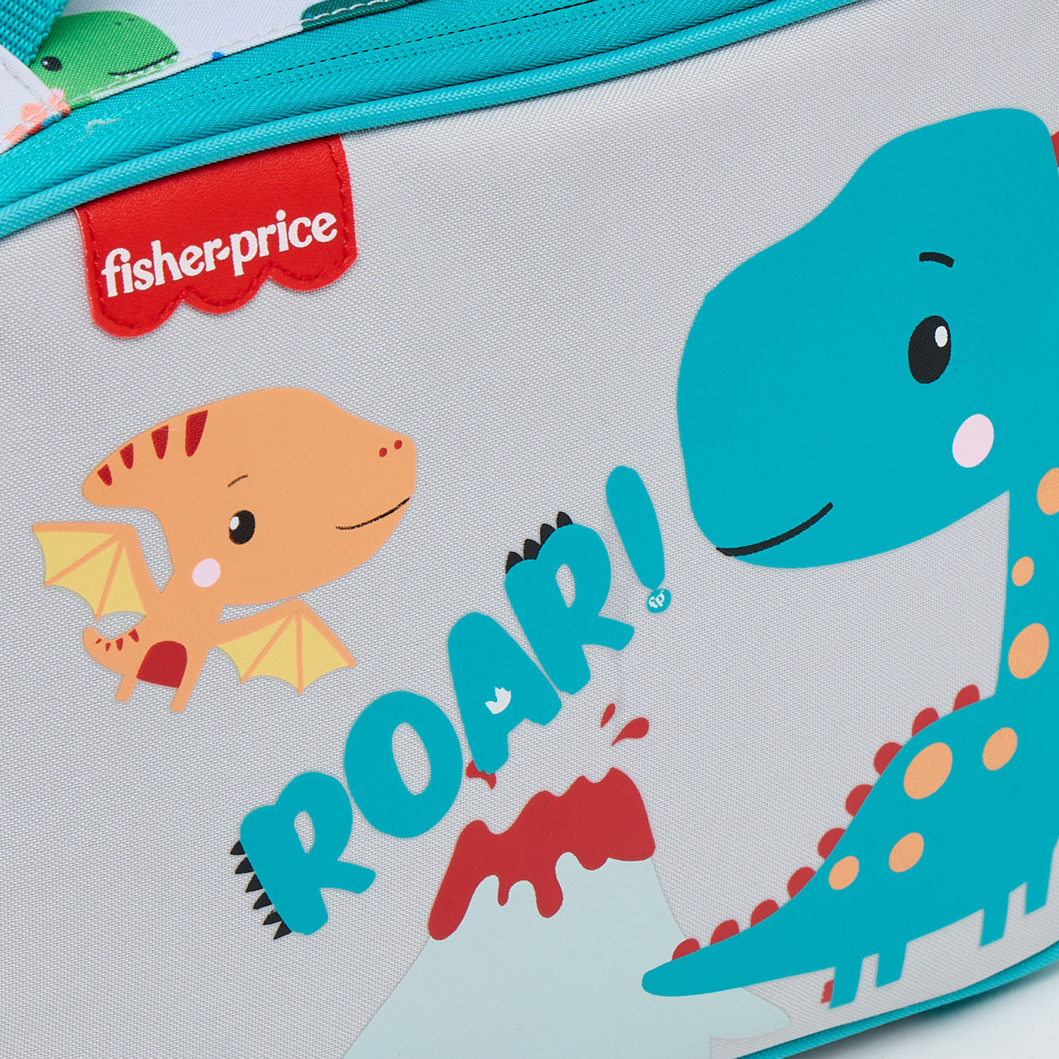 Fisher-Price Dinosaur Print Lunch Bag for Boys 3-5 Years with Detachable Strap-school-lunchessentials-lunchbags-image-3