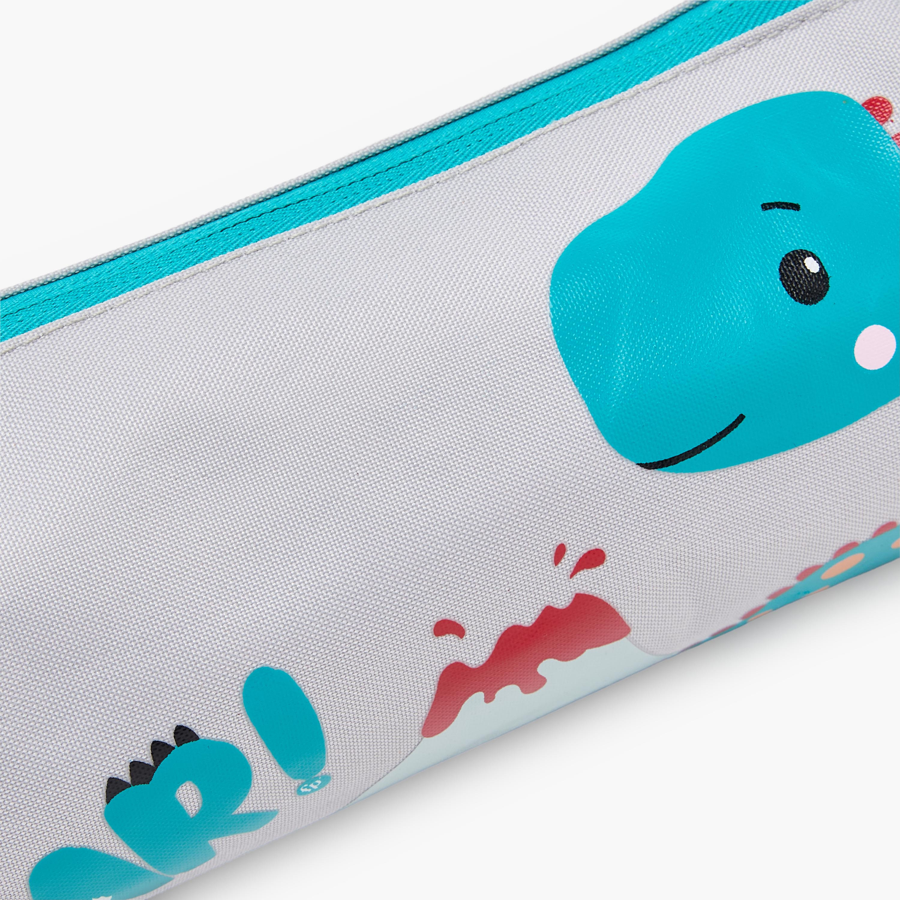 Fisher-Price Dinosaur Print Pencil Pouch with Zip Closure-school-stationery-pencilcases-image-7