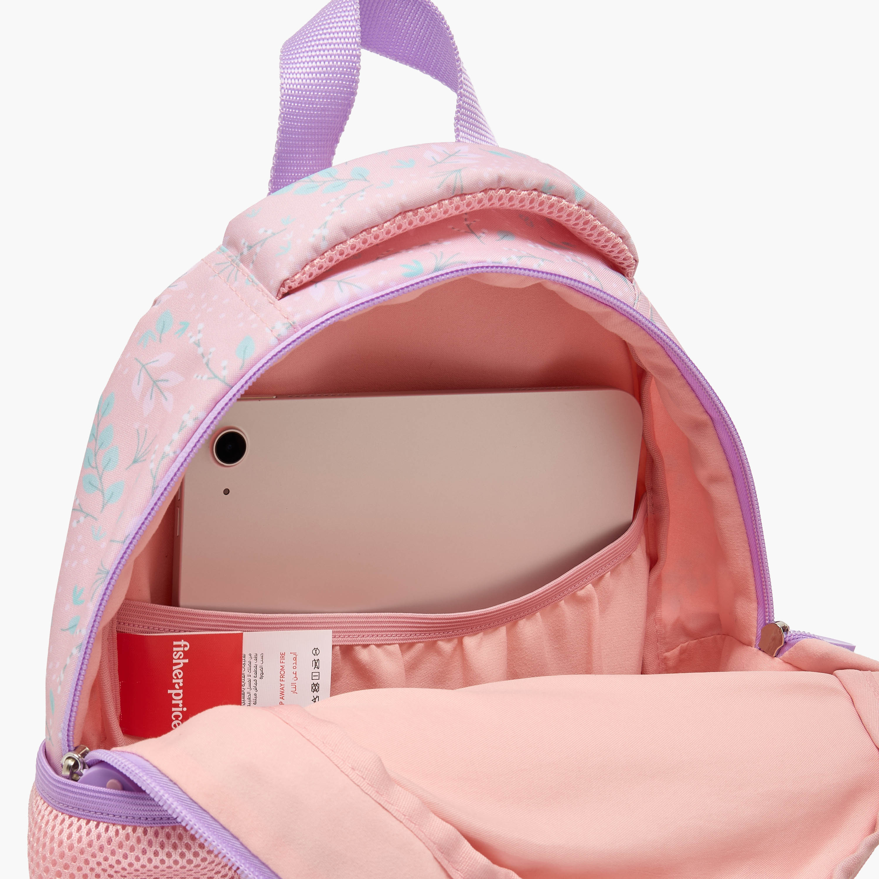 Bear Print Backpack for Girls 2-5 Years with Padded Straps - 13.5 inches-school-bagsandbackpacks-backpacks-image-6
