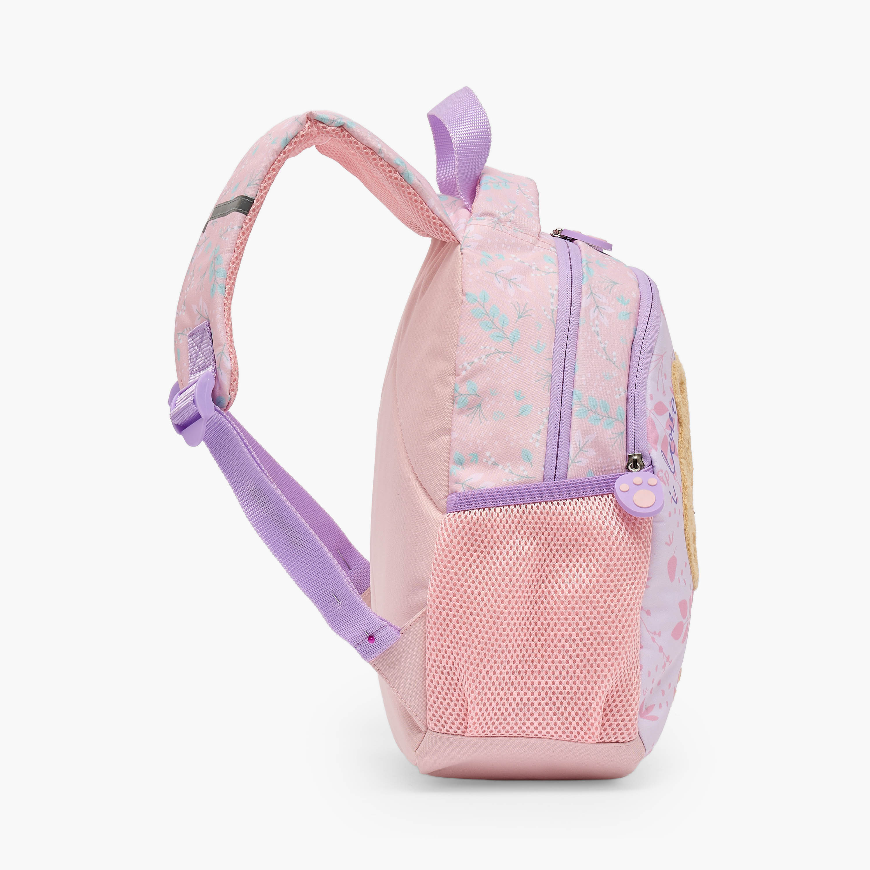 Bear Print Backpack for Girls 2-5 Years with Padded Straps - 13.5 inches-school-bagsandbackpacks-backpacks-image-8