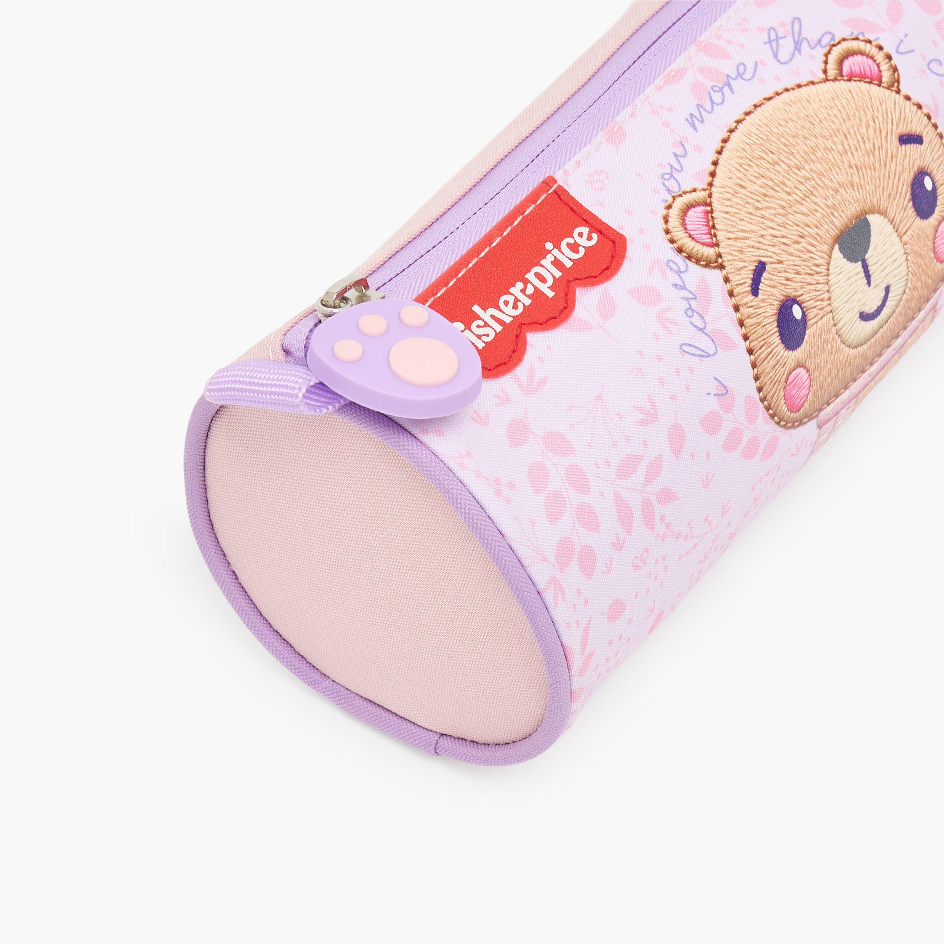 Fisher-Price Bear Embroidered Pencil Pouch with Zip Closure-school-stationery-pencilcases-image-5