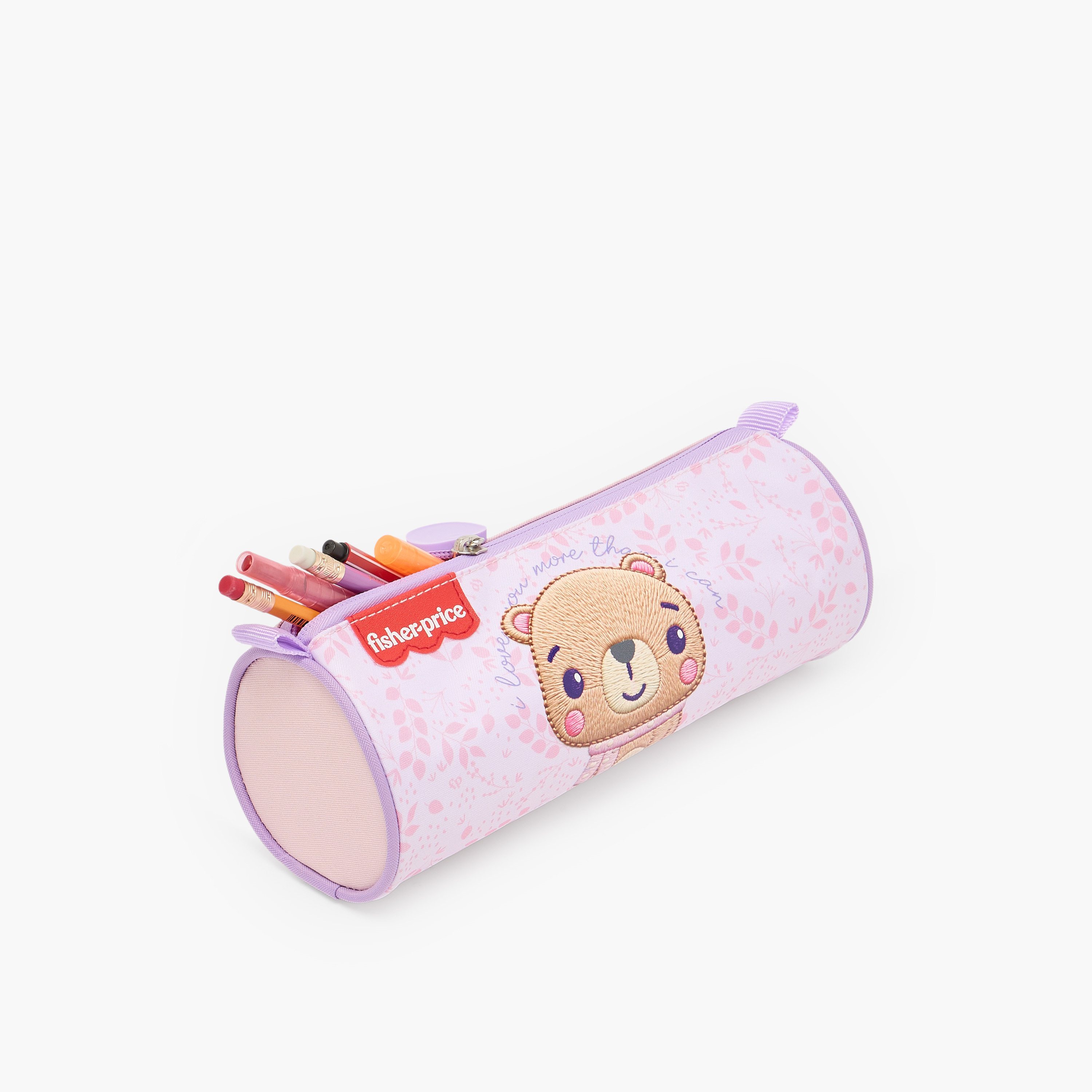 Fisher-Price Bear Embroidered Pencil Pouch with Zip Closure-school-stationery-pencilcases-image-6