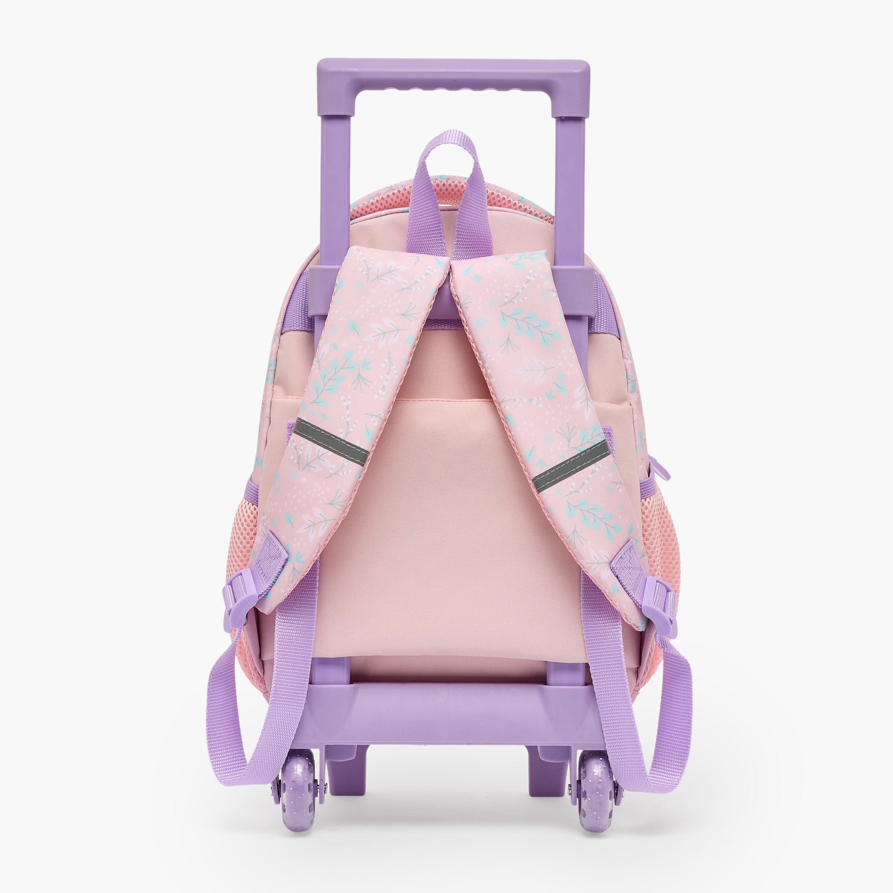 Bear Applique Trolley Bag for Boys 3-5 Years with Durable Wheels - 14 inches-school-bagsandbackpacks-trolleybags-image-10