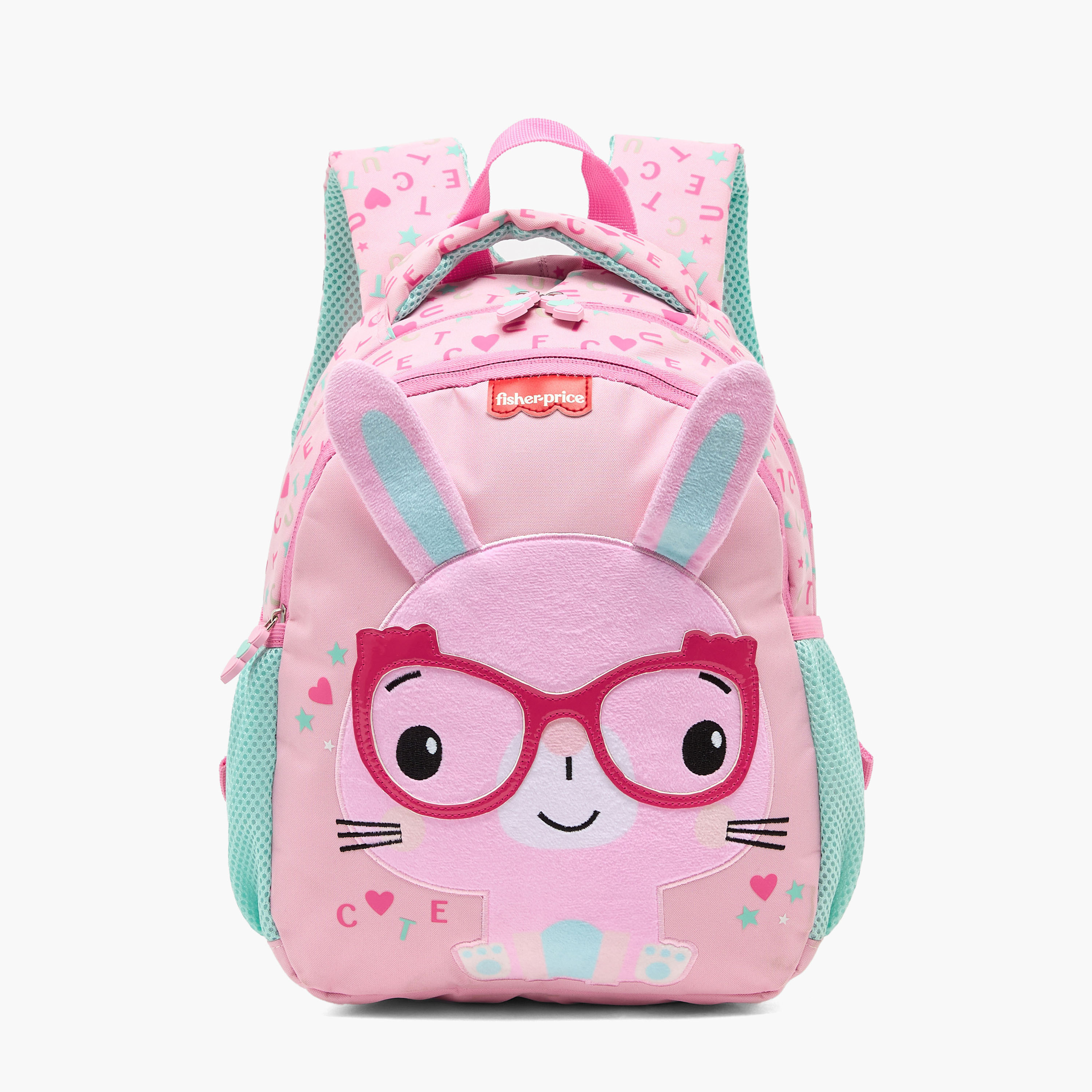 Mattel Bunny Applique Backpack for Girls 3-5 Years with Padded Shoulder Straps - 14 inches-school-bagsandbackpacks-backpacks-image-2
