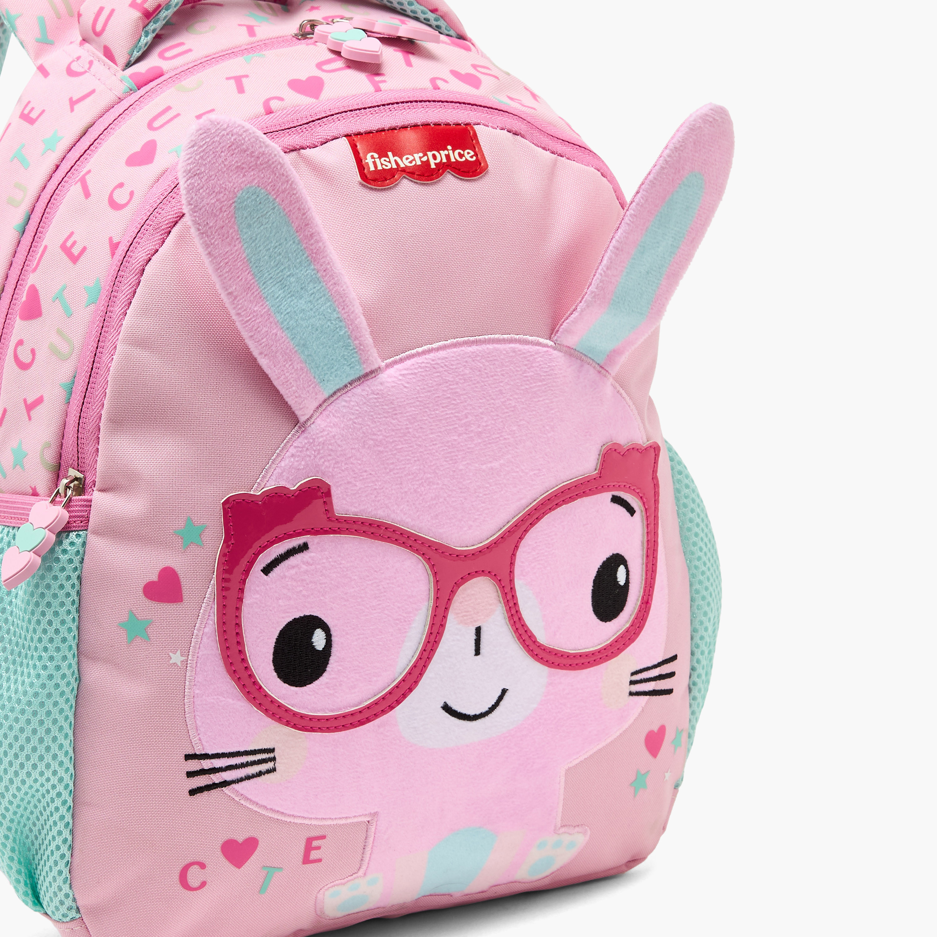 Mattel Bunny Applique Backpack for Girls 3-5 Years with Padded Shoulder Straps - 14 inches-school-bagsandbackpacks-backpacks-image-5