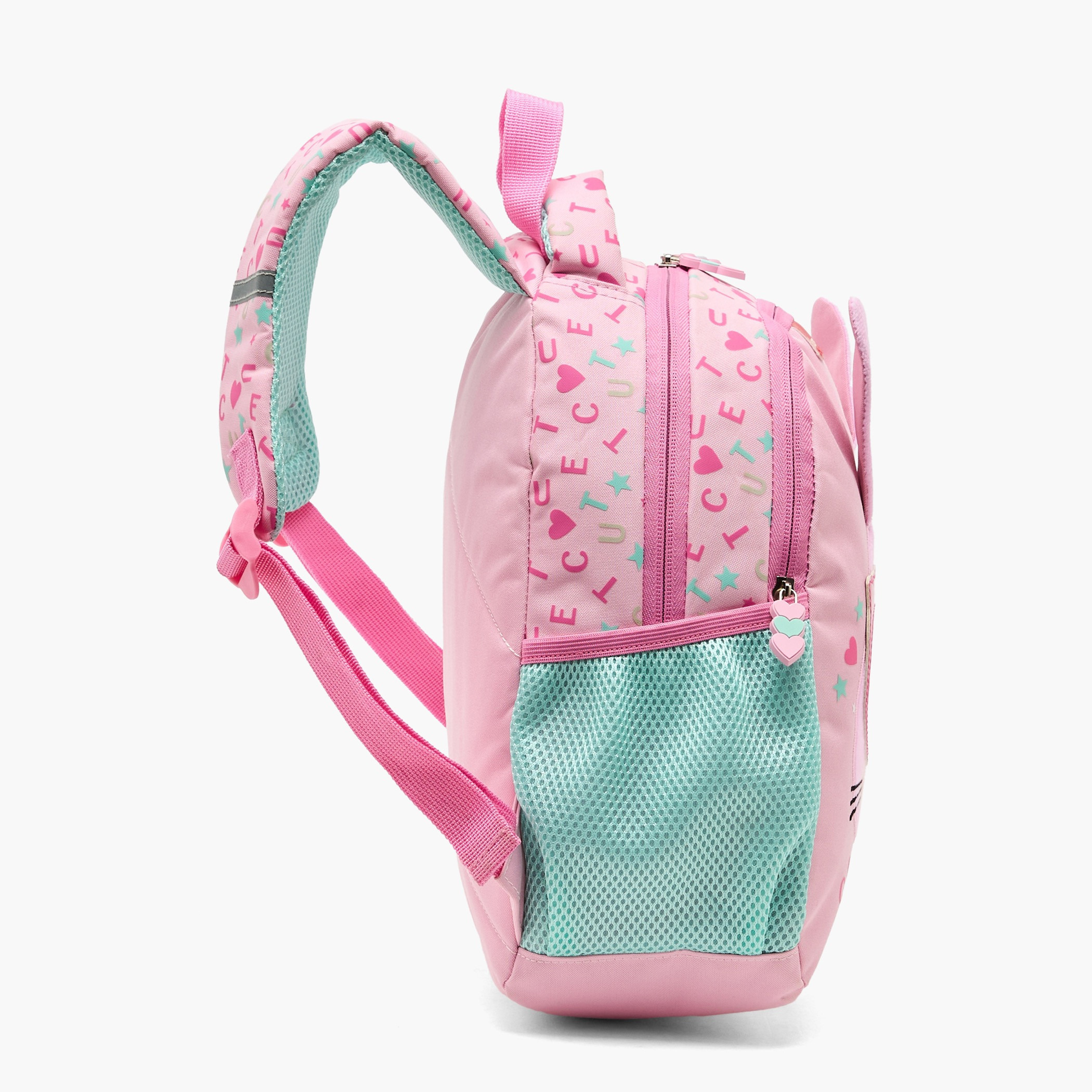 Mattel Bunny Applique Backpack for Girls 3-5 Years with Padded Shoulder Straps - 14 inches-school-bagsandbackpacks-backpacks-image-9