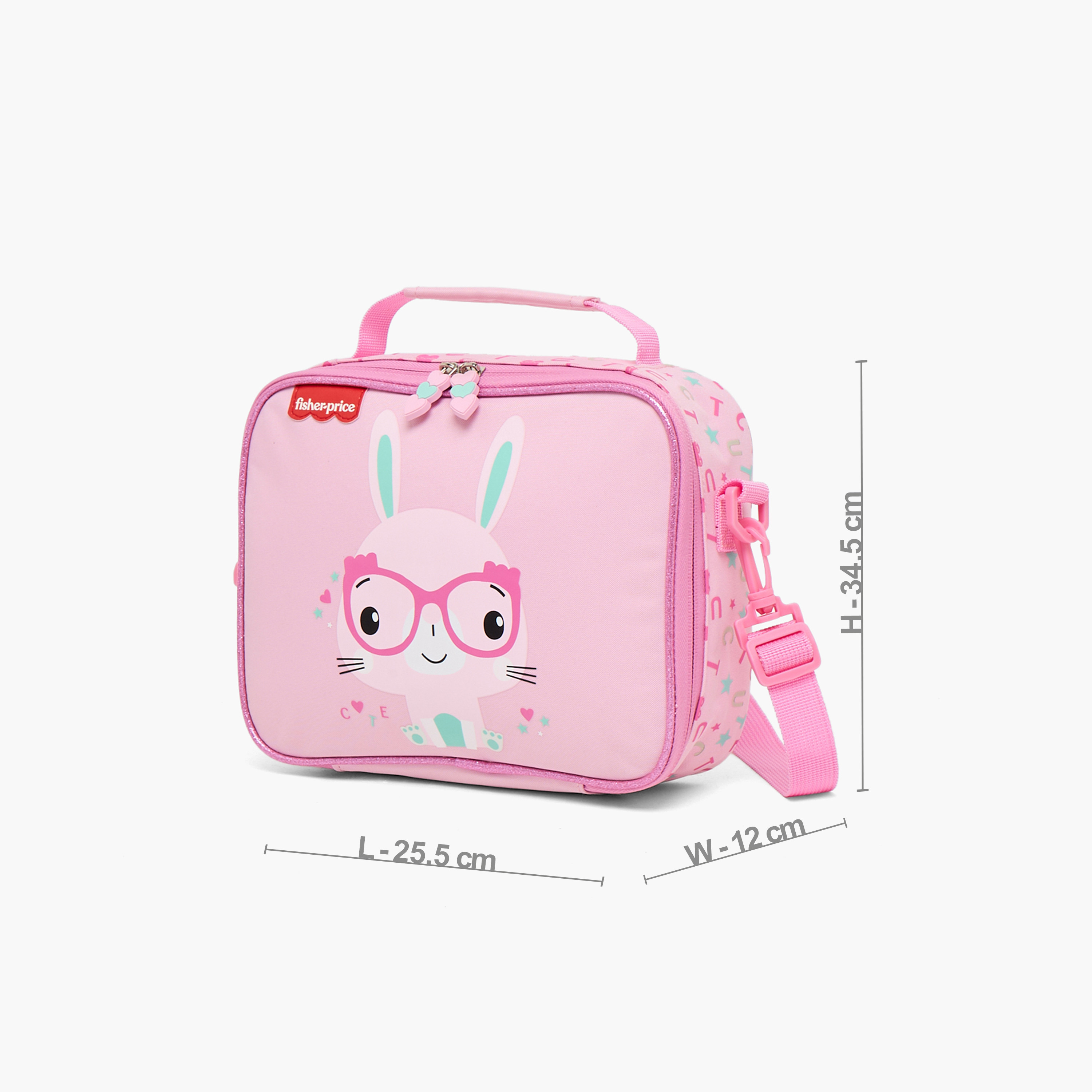 Fisher Price Printed Lunch Bag for Girls 3-5 Years with Thermal Insulation-school-lunchessentials-lunchbags-image-8