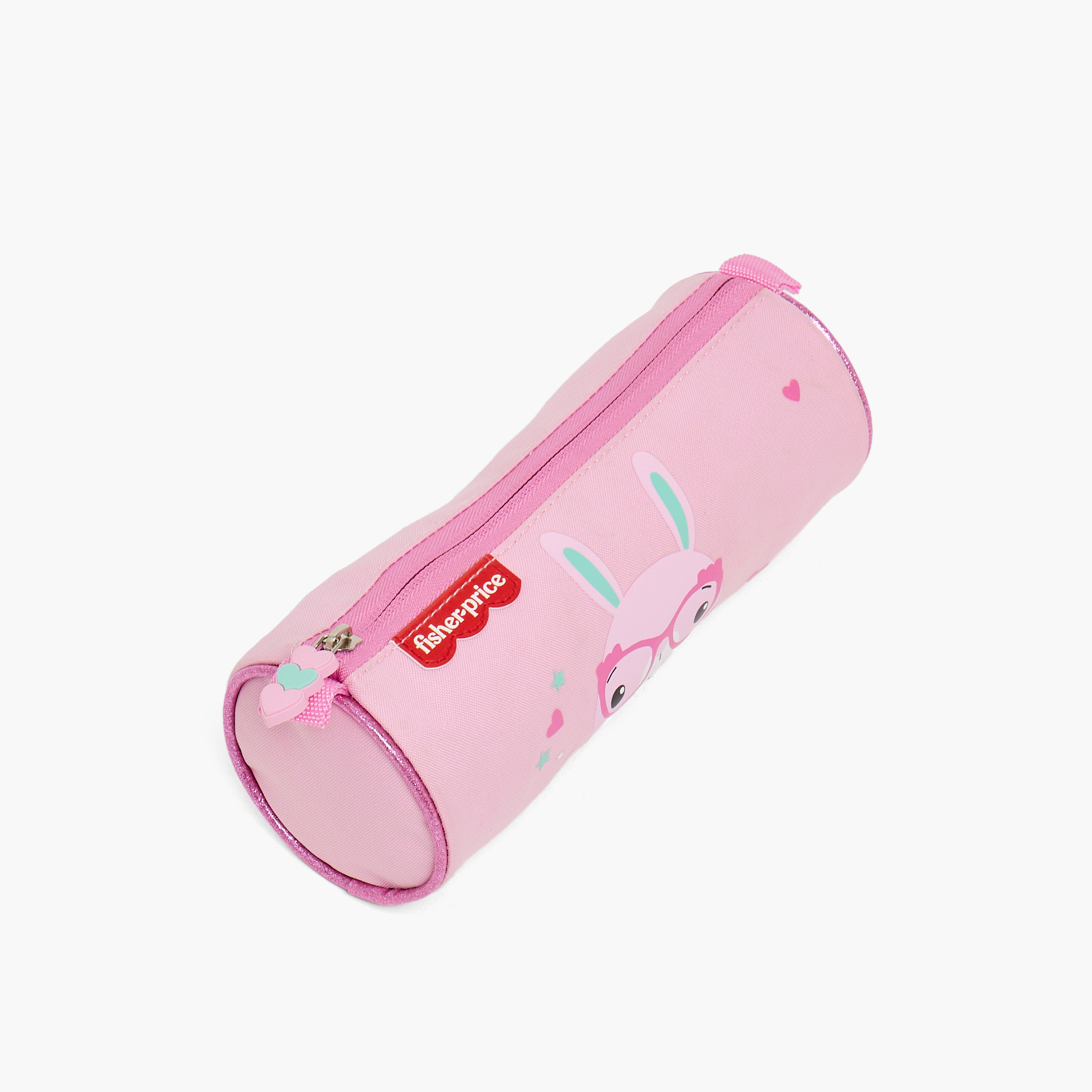 مقلمة بسحاب إغلاق وطبعات أرنب من فيشر برايس-school-stationery-pencilcases-image-3