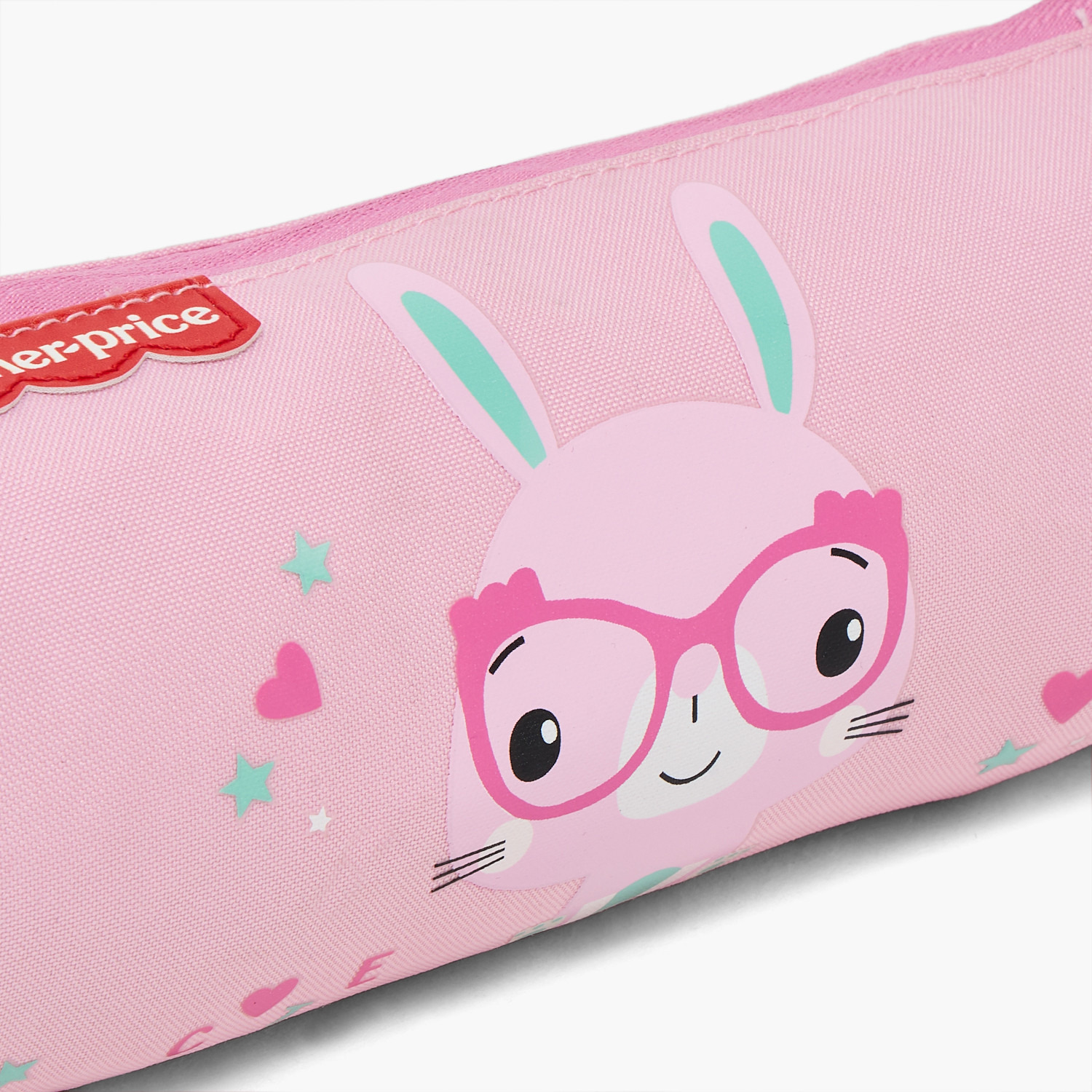 مقلمة بسحاب إغلاق وطبعات أرنب من فيشر برايس-school-stationery-pencilcases-image-7