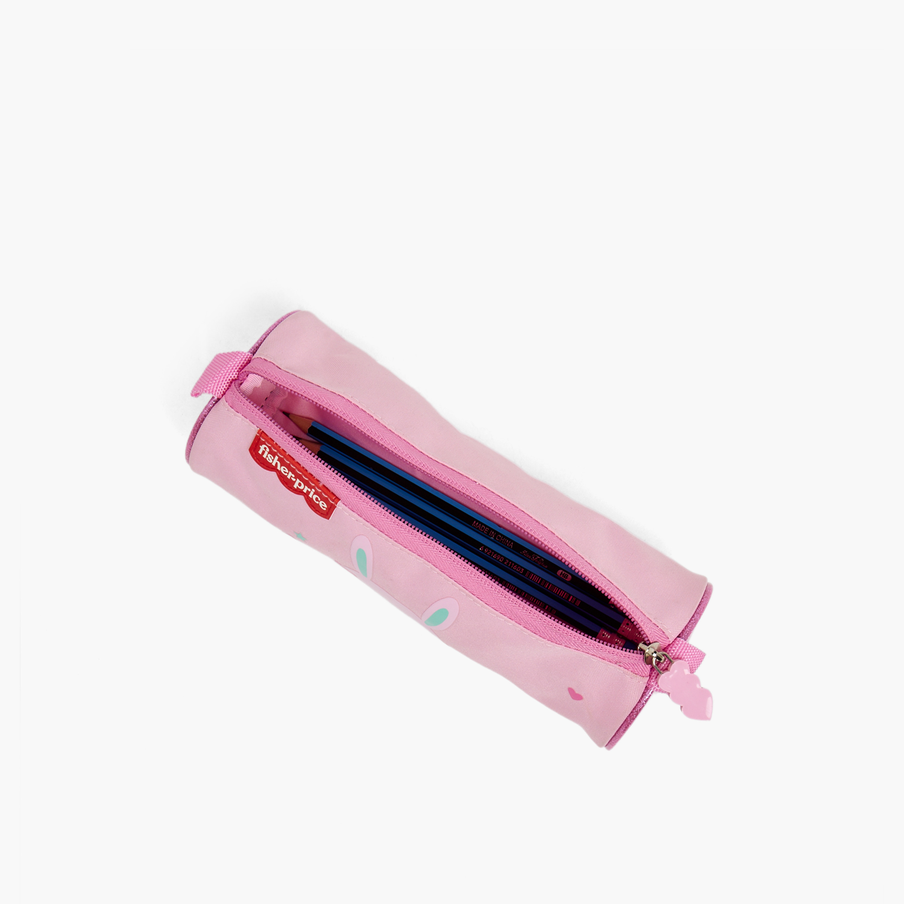 مقلمة بسحاب إغلاق وطبعات أرنب من فيشر برايس-school-stationery-pencilcases-image-8