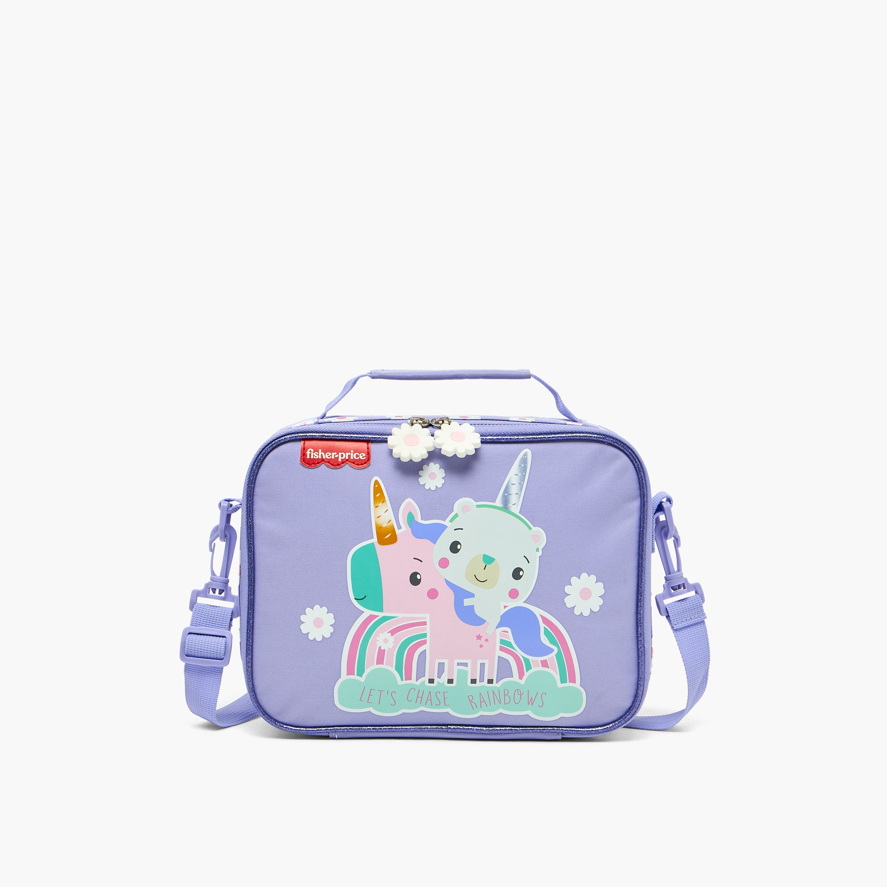 Fisher-Price Unicorn Print Lunch Bag for Girls 3-5 Years with Detachable Strap-school-lunchessentials-lunchbags-image-1
