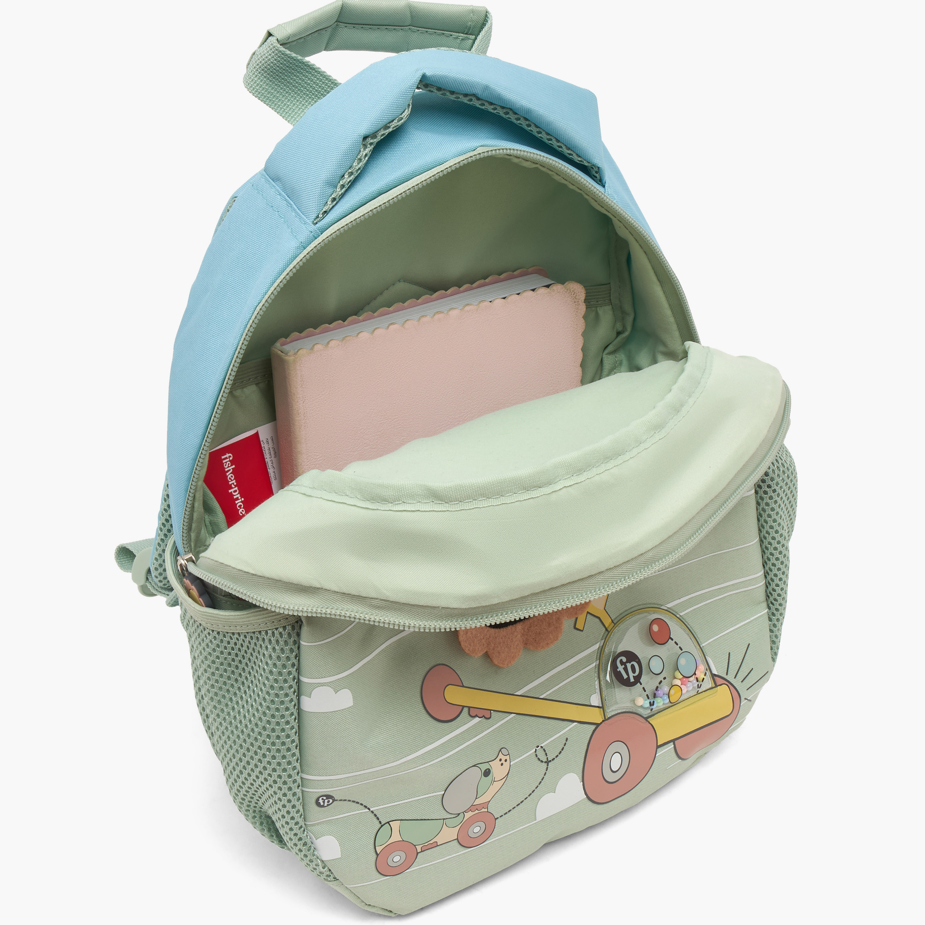 Fisher Price Lion Applique Backpack for Girls 3-5 Years with Padded Shoulder Straps - 14 inches-school-bagsandbackpacks-backpacks-image-7