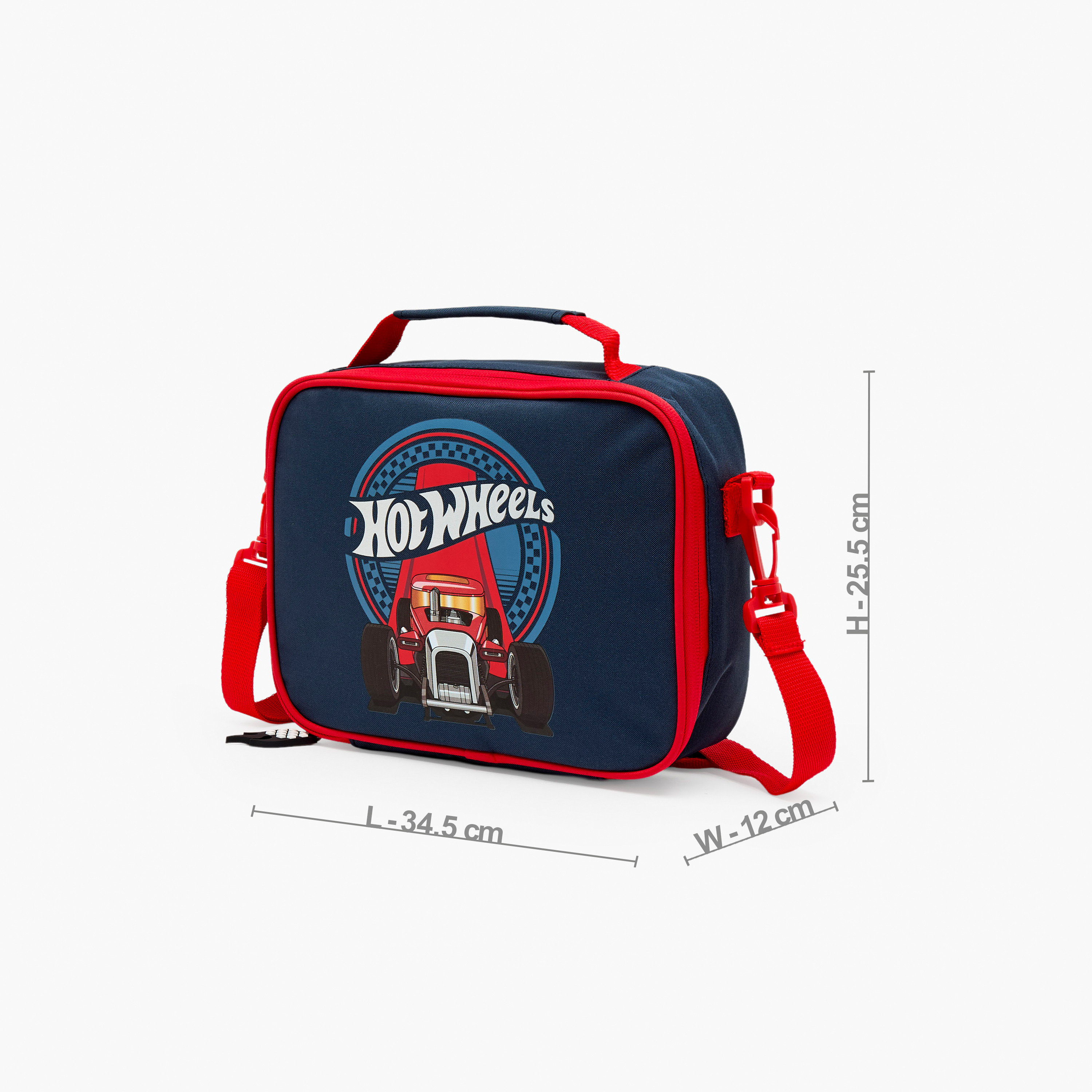 Hot Wheels Print Lunch Bag for Boys 8-13 Years with Insulation-school-lunchessentials-lunchbags-image-9