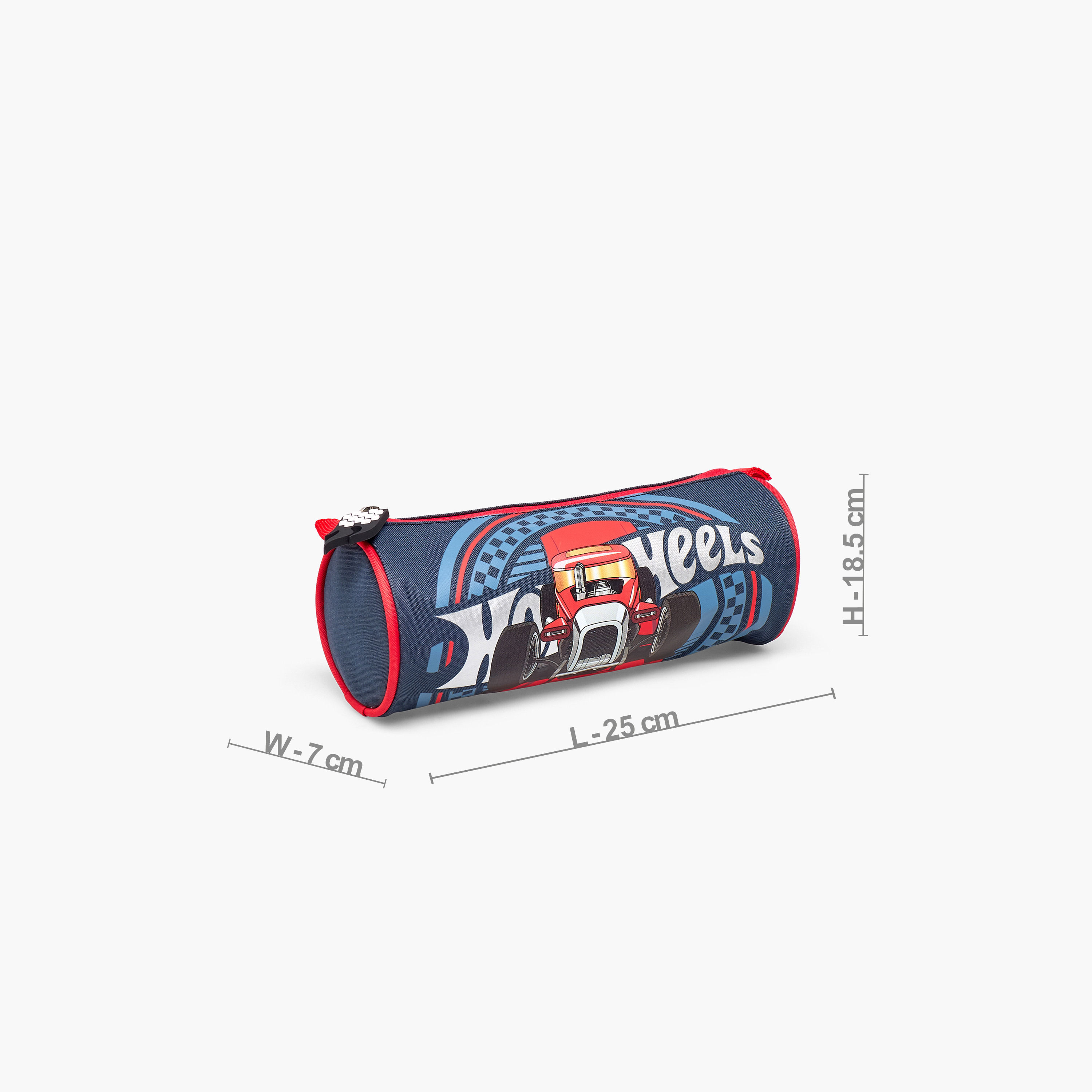 Hot Wheels Print Pencil Pouch with Zip Closure-school-stationery-pencilcases-image-3