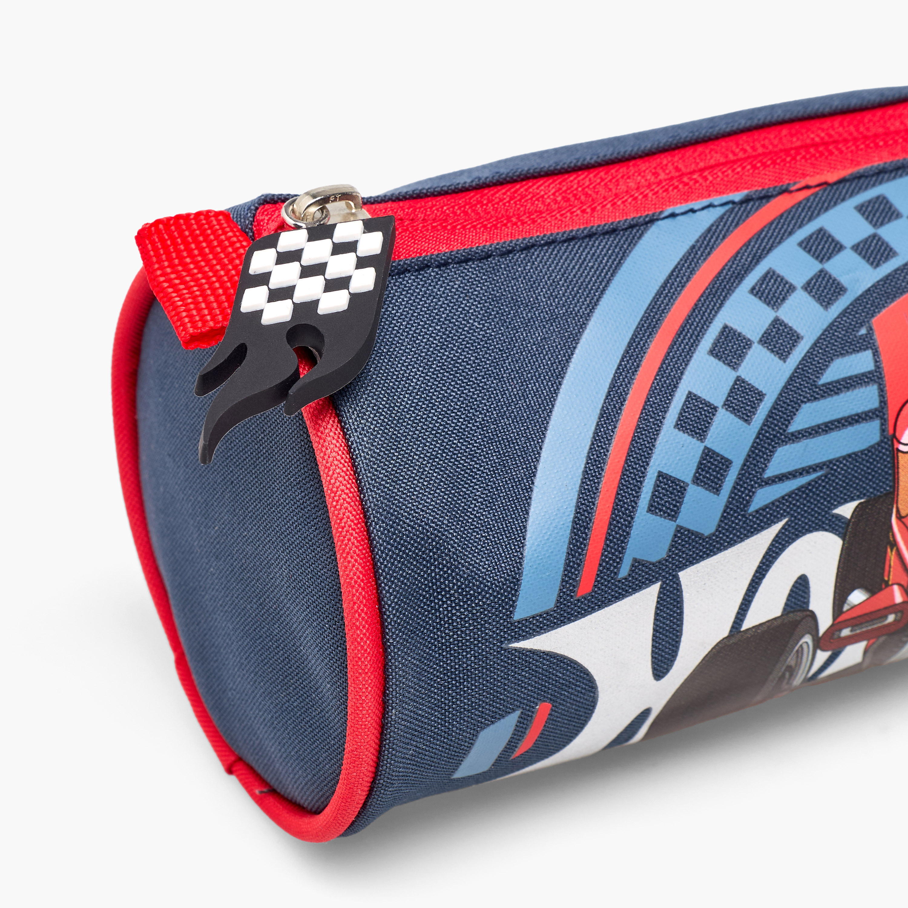 Hot Wheels Print Pencil Pouch with Zip Closure-school-stationery-pencilcases-image-5