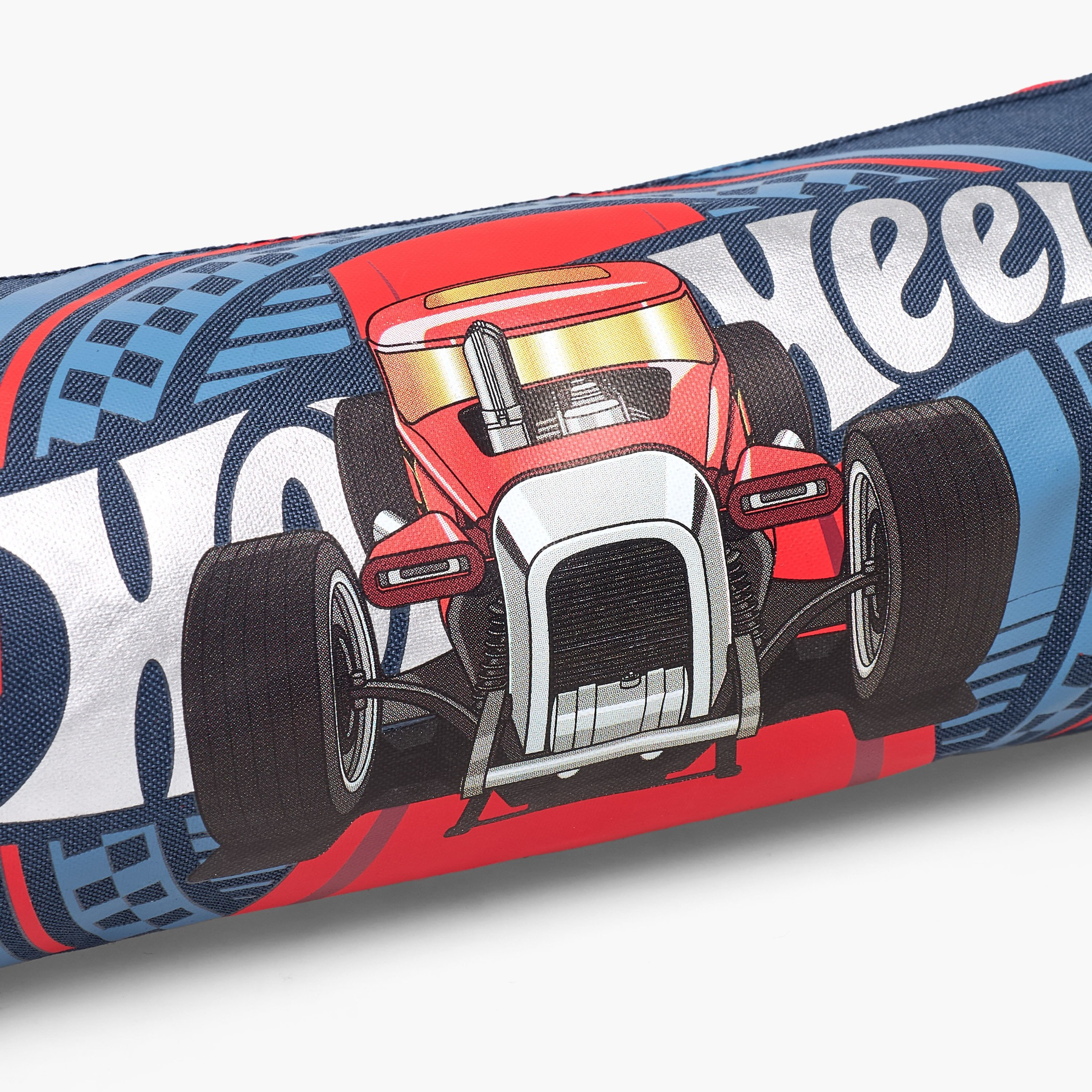 Hot Wheels Print Pencil Pouch with Zip Closure-school-stationery-pencilcases-image-6