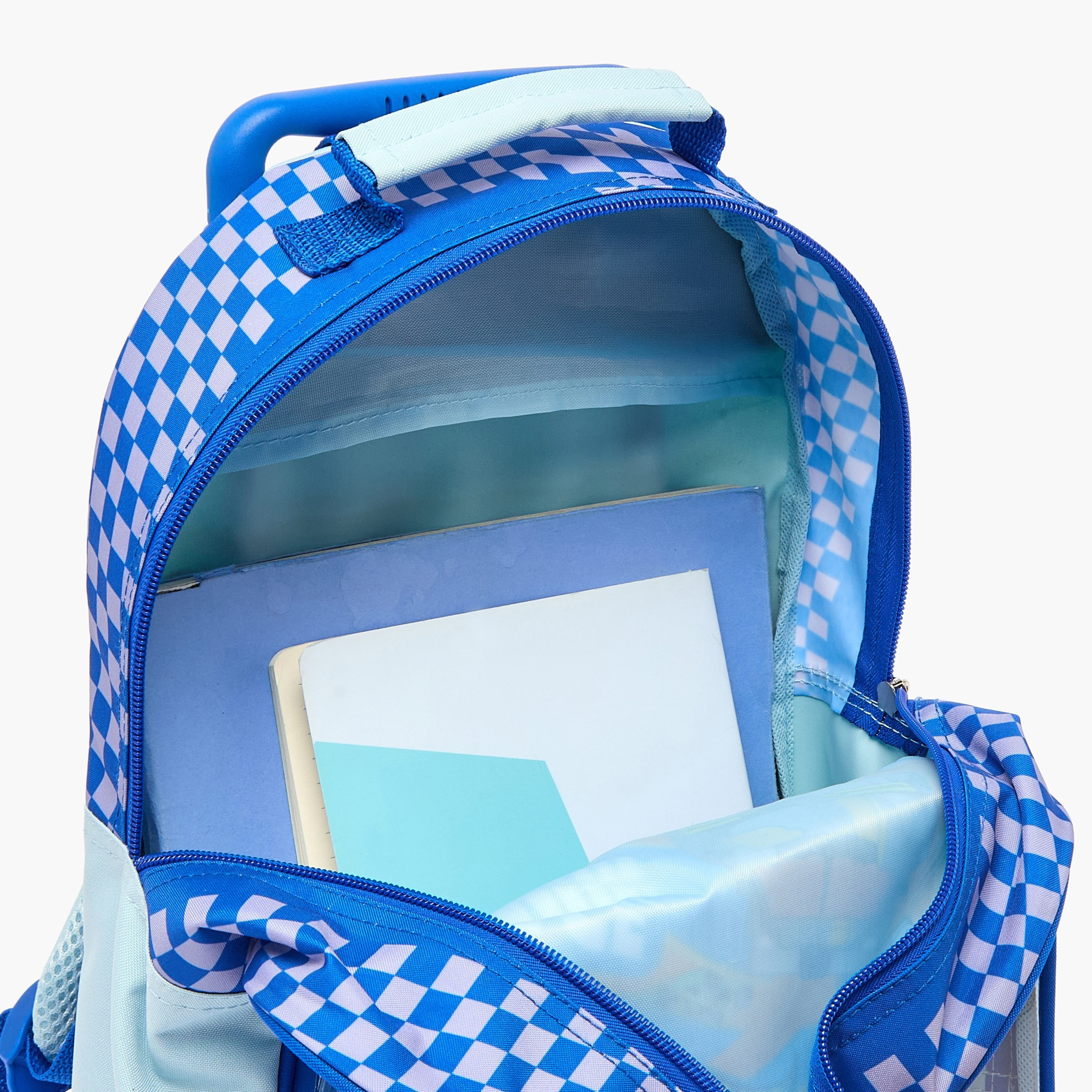 Hot Wheels Print 3-Piece School Trolley Bag Set for Boys 3-5 Years with Lunch Box - 14 inches-school-bagsandbackpacks-trolleybags-image-9