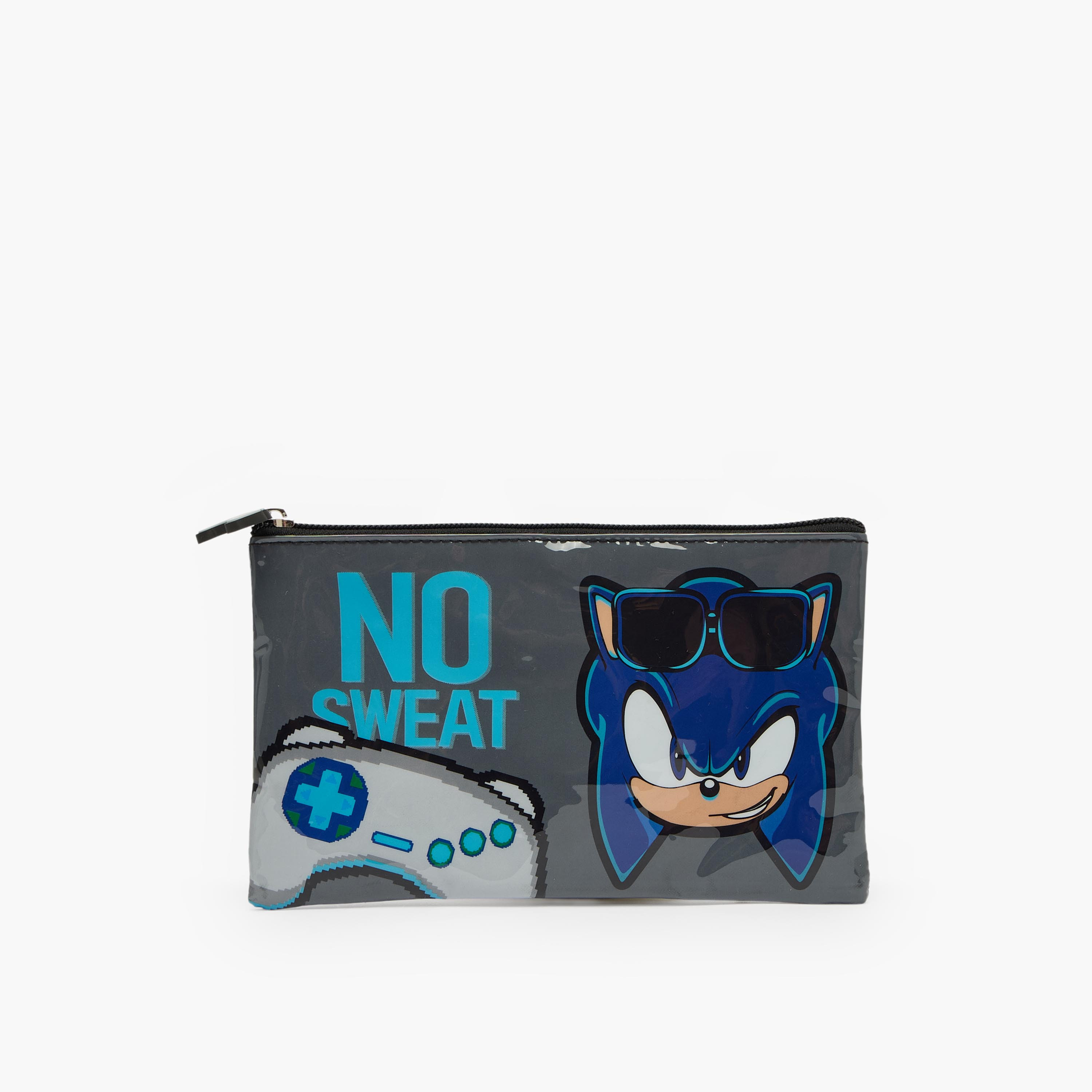 SEGA Sonic 5-Piece School Backpack Set for Boys 5-8 Years with Pencil Pouch and Bottle - 16 inches-school-bagsandbackpacks-backpacks-image-12