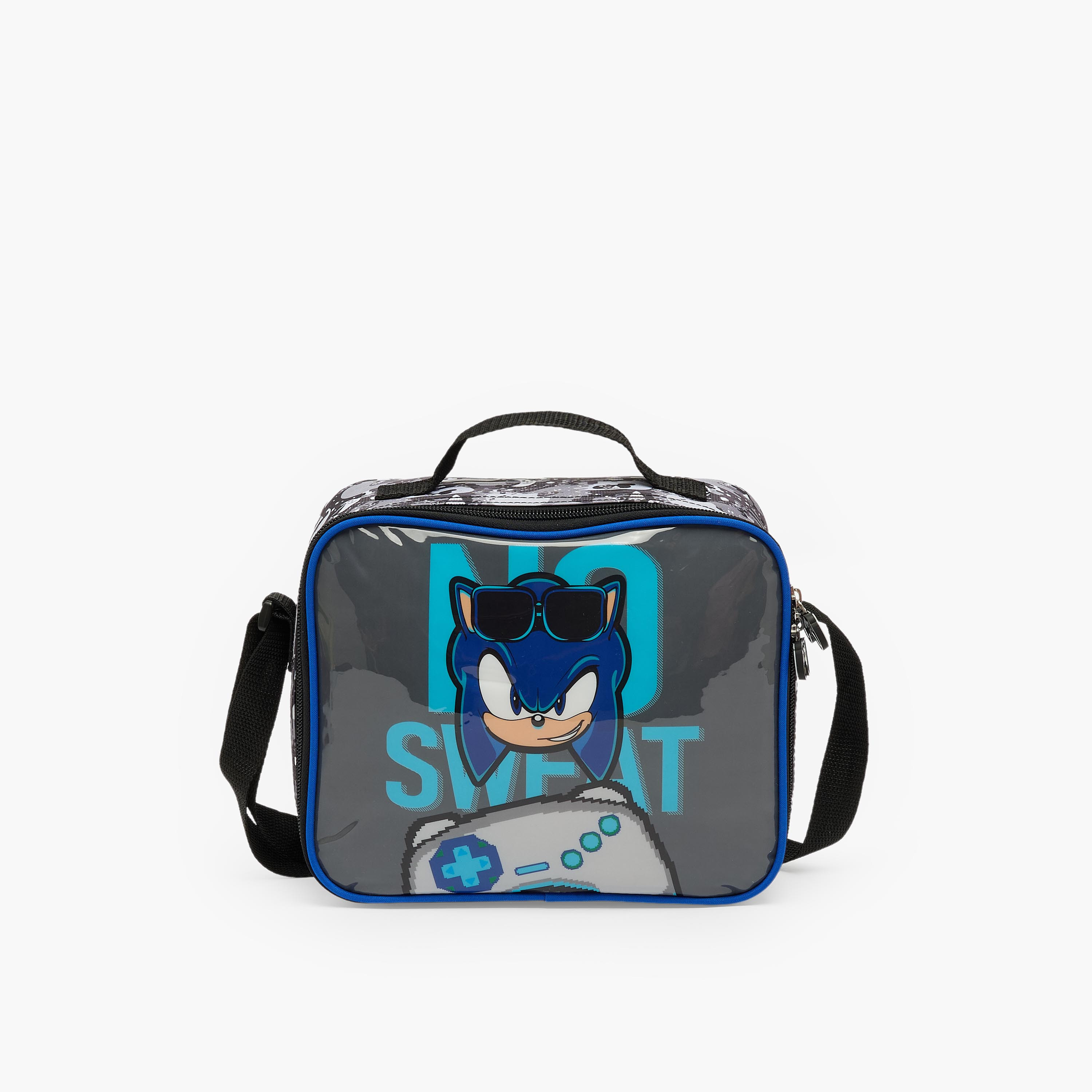 SEGA Sonic 5-Piece School Backpack Set for Boys 5-8 Years with Pencil Pouch and Bottle - 16 inches-school-bagsandbackpacks-backpacks-image-9