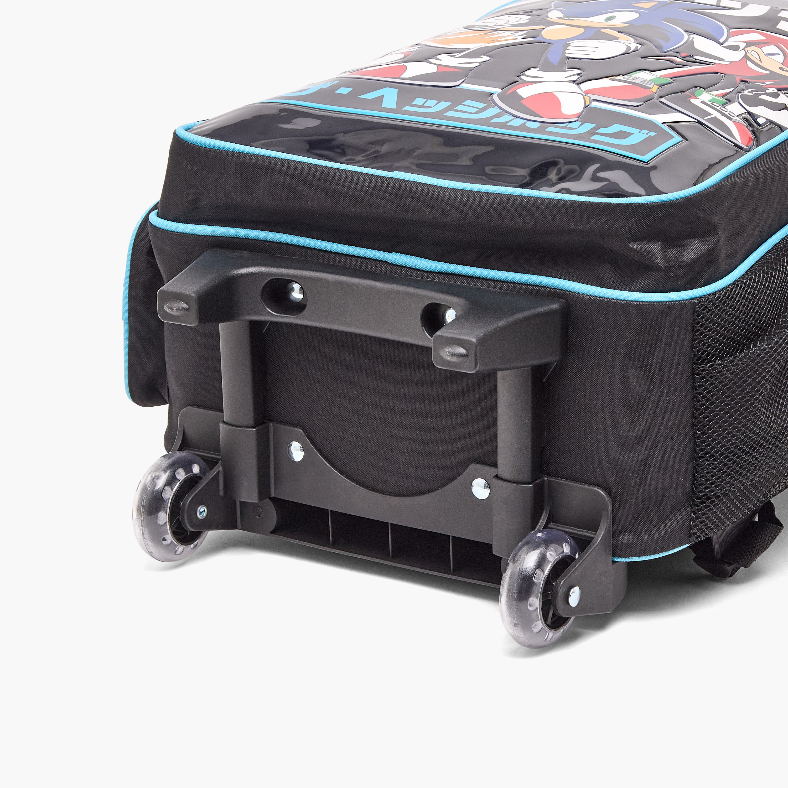 SEGA Sonic Print 5-Piece School Trolley Bag Set for Boys 5-8 Years with Lunch Box - 16 inches-school-bagsandbackpacks-trolleybags-image-10