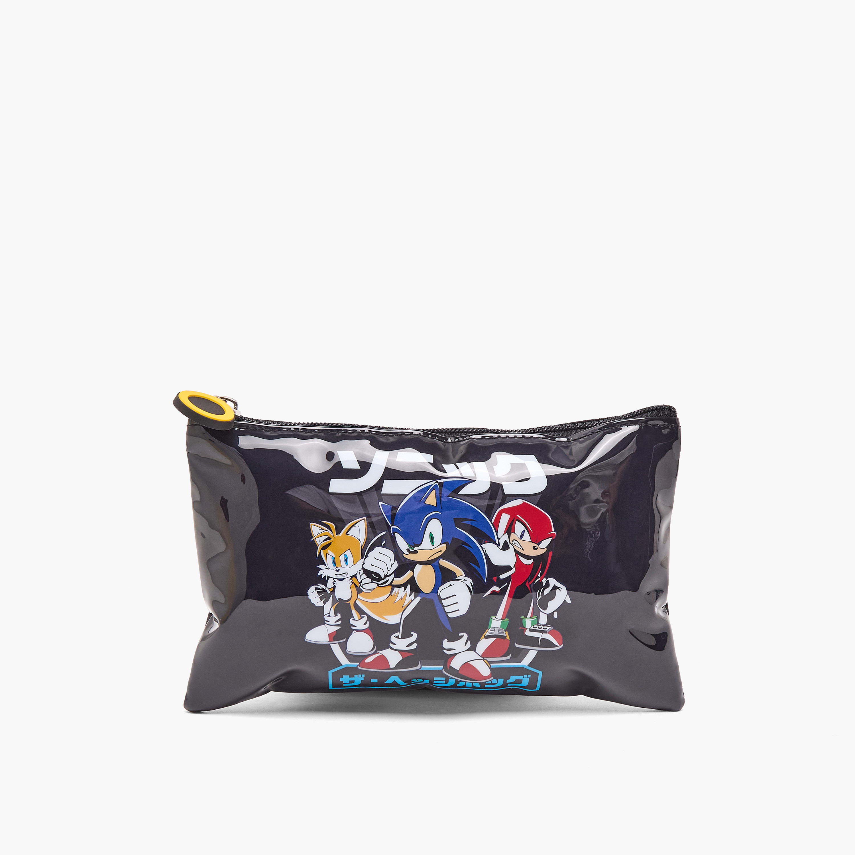 SEGA Sonic Print 5-Piece School Trolley Bag Set for Boys 5-8 Years with Lunch Box - 16 inches-school-bagsandbackpacks-trolleybags-image-15
